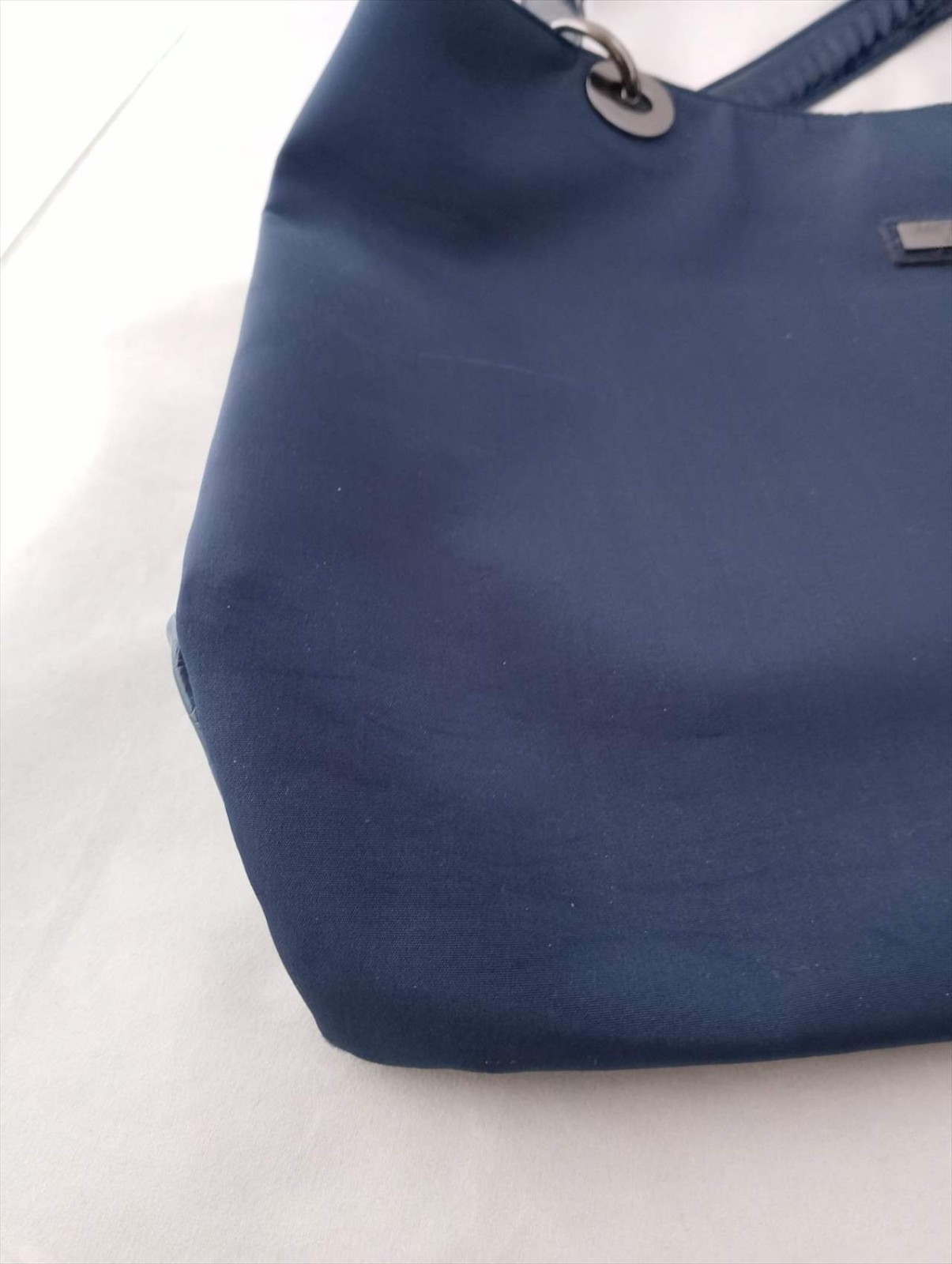 SANT MARIOS Leather Shoulder Bag Blue Size: W:15.7×H: 11.4in. [Unused] Italy
