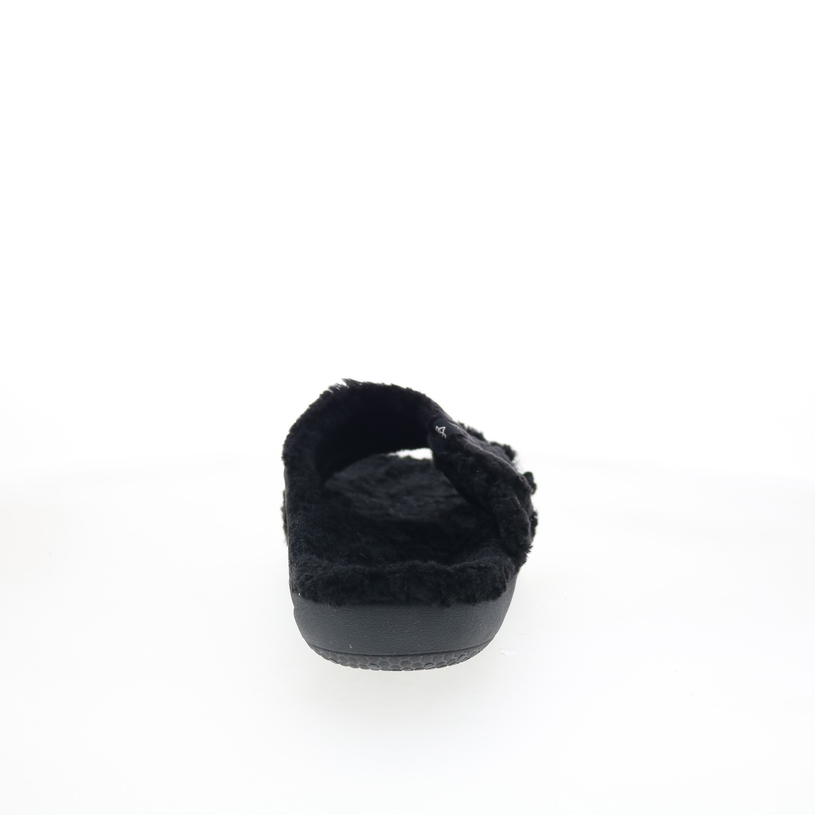 Spenco Janie Slipper SP1113BLK Womens Black Canvas Slides Slippers Shoes
