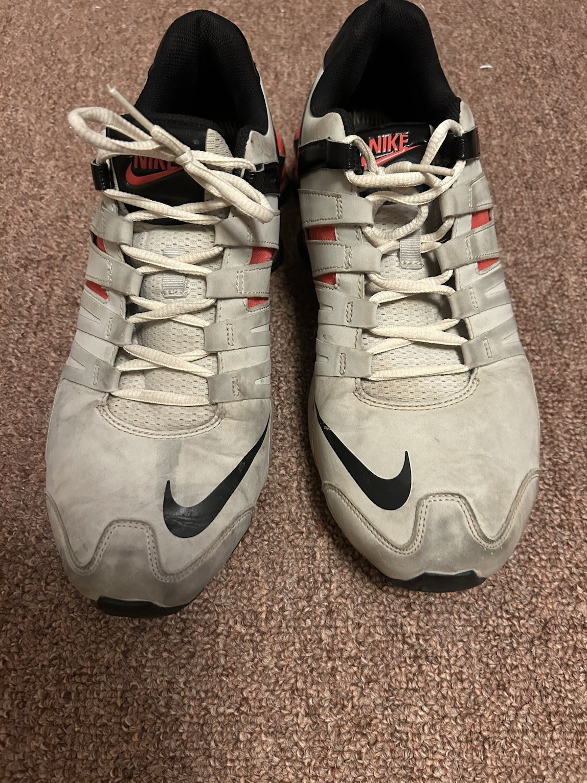 Nike Shox NZ Tan Orange Black Sneakers Mens Size 11 shoe cross trainer Men