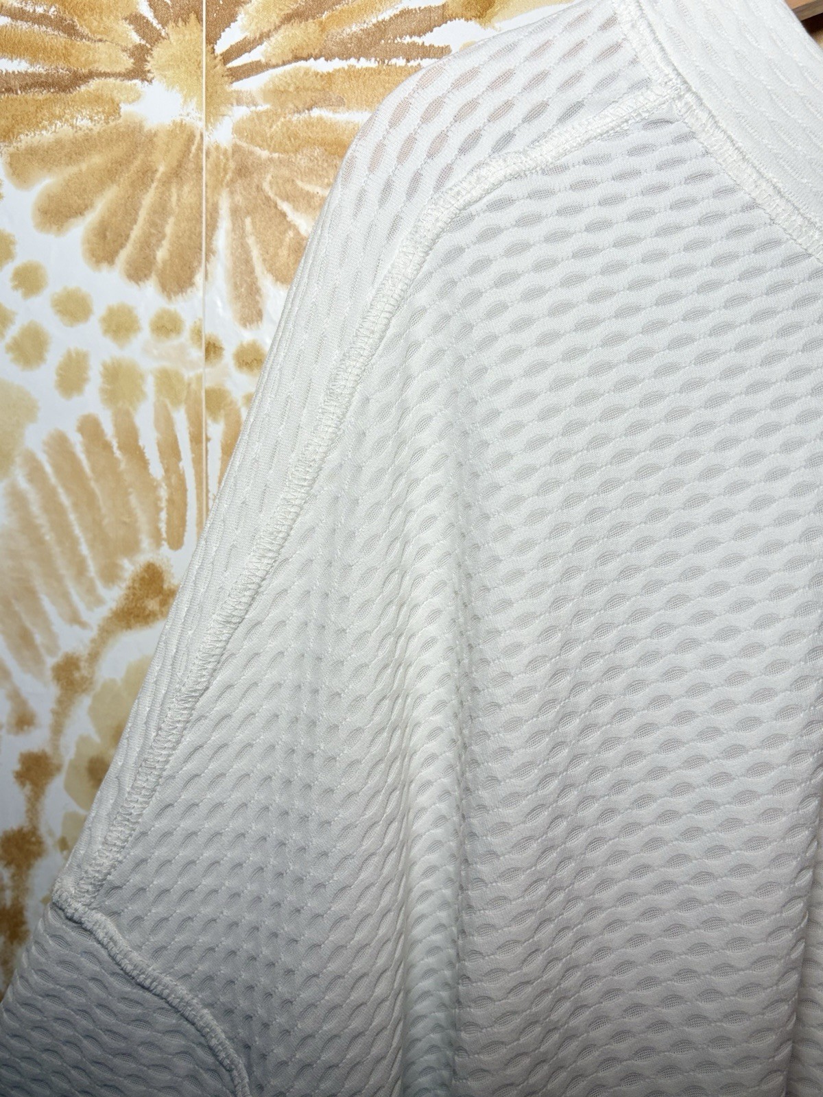 Calia Cream Waffle Knit Pullover | Oversized Athleisure Lounge Top | Cozy