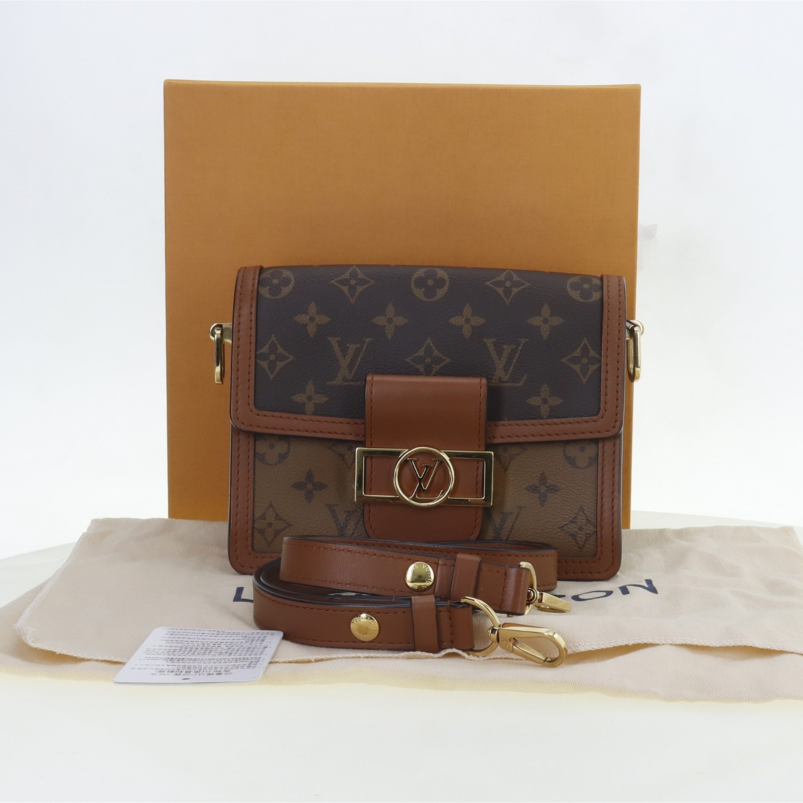 LOUIS VUITTON Dauphine Bag crossbody, and shoulder bag, mini size