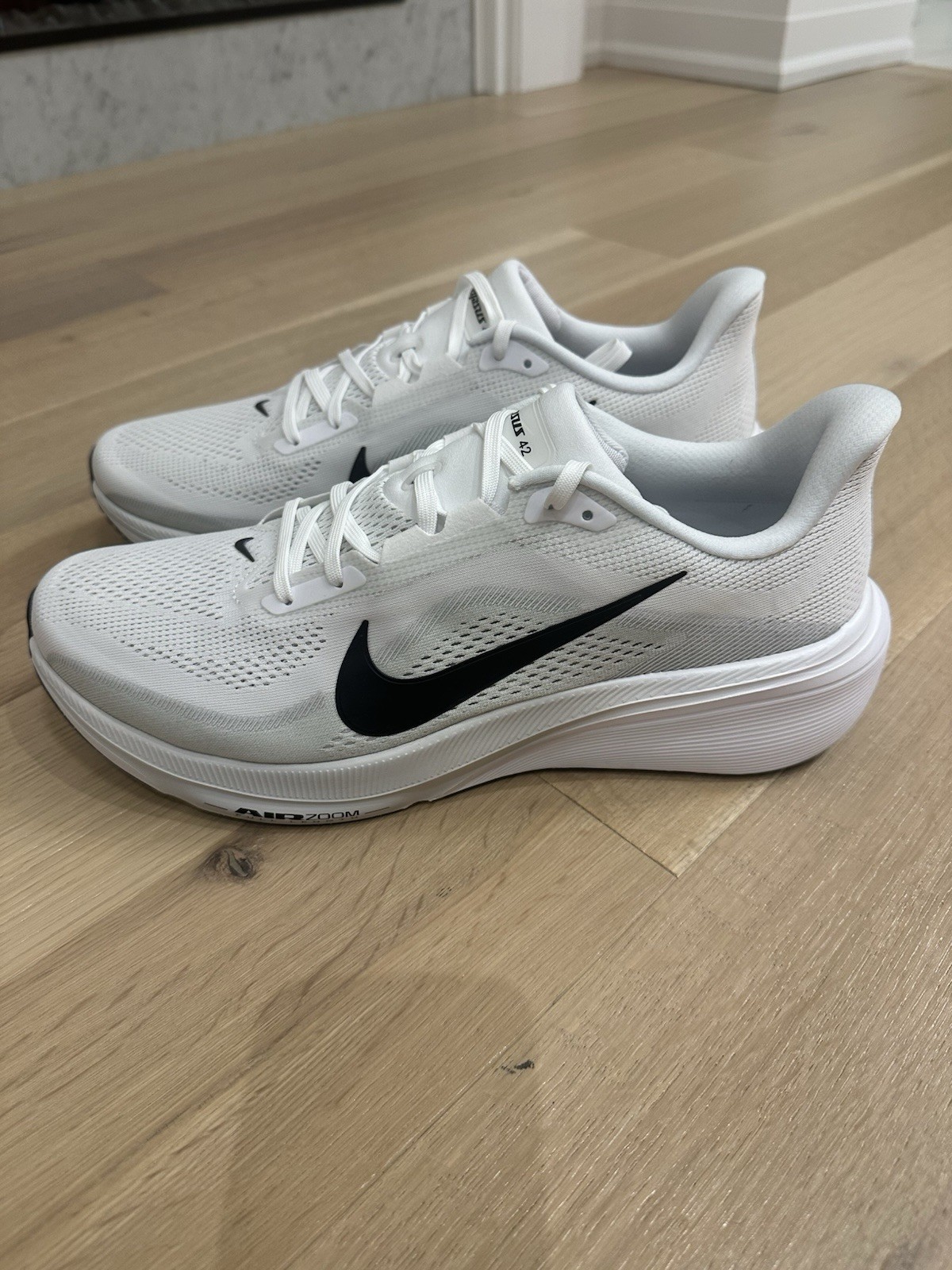 AIR ZOOM PEGASUS 42 WHITE/BLACK-PHOTON DUST Men’s Size 13