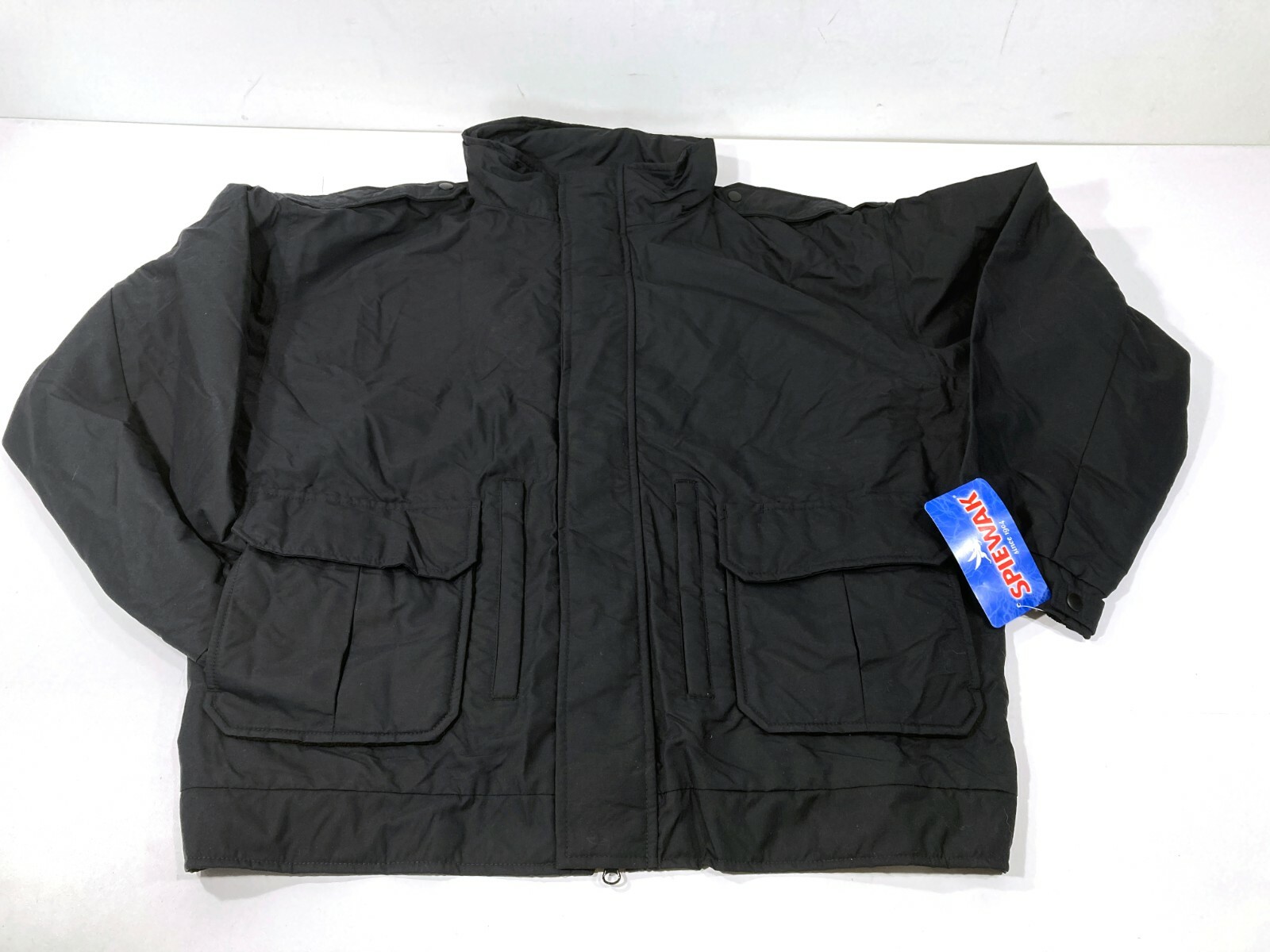 LARGE REG SPIEWAK S3616 WATERPROOF WINDPROOF COAT WEATHERTEC DUTY JACKET DK NAVY
