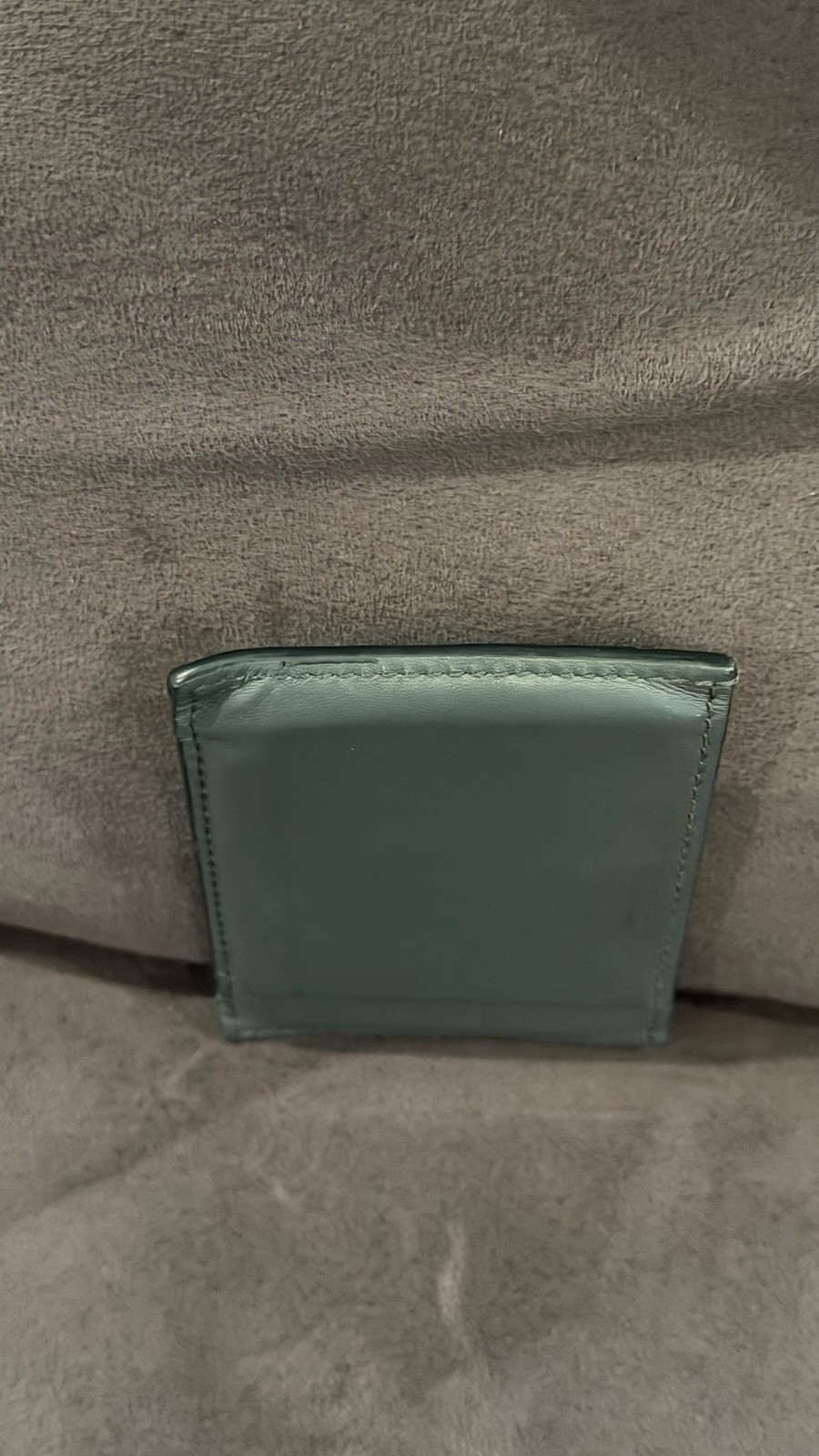 Tiffany & Co. Black Leather Card Holder with Tiffany Blue Pouch pre owned