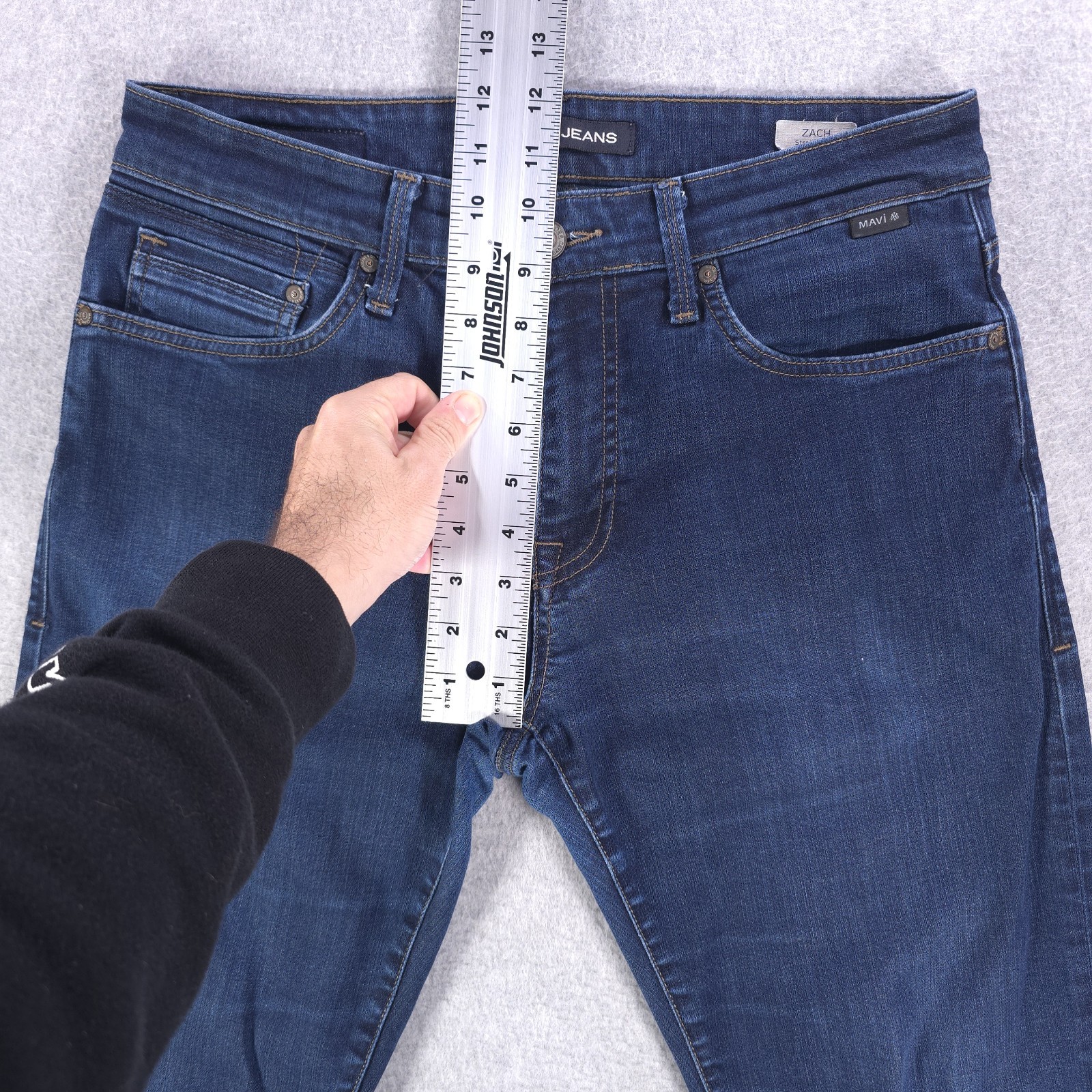 Mavi Zach Straight Stretch Flex Casual Denim Jeans Mens 32×30 (32×29)