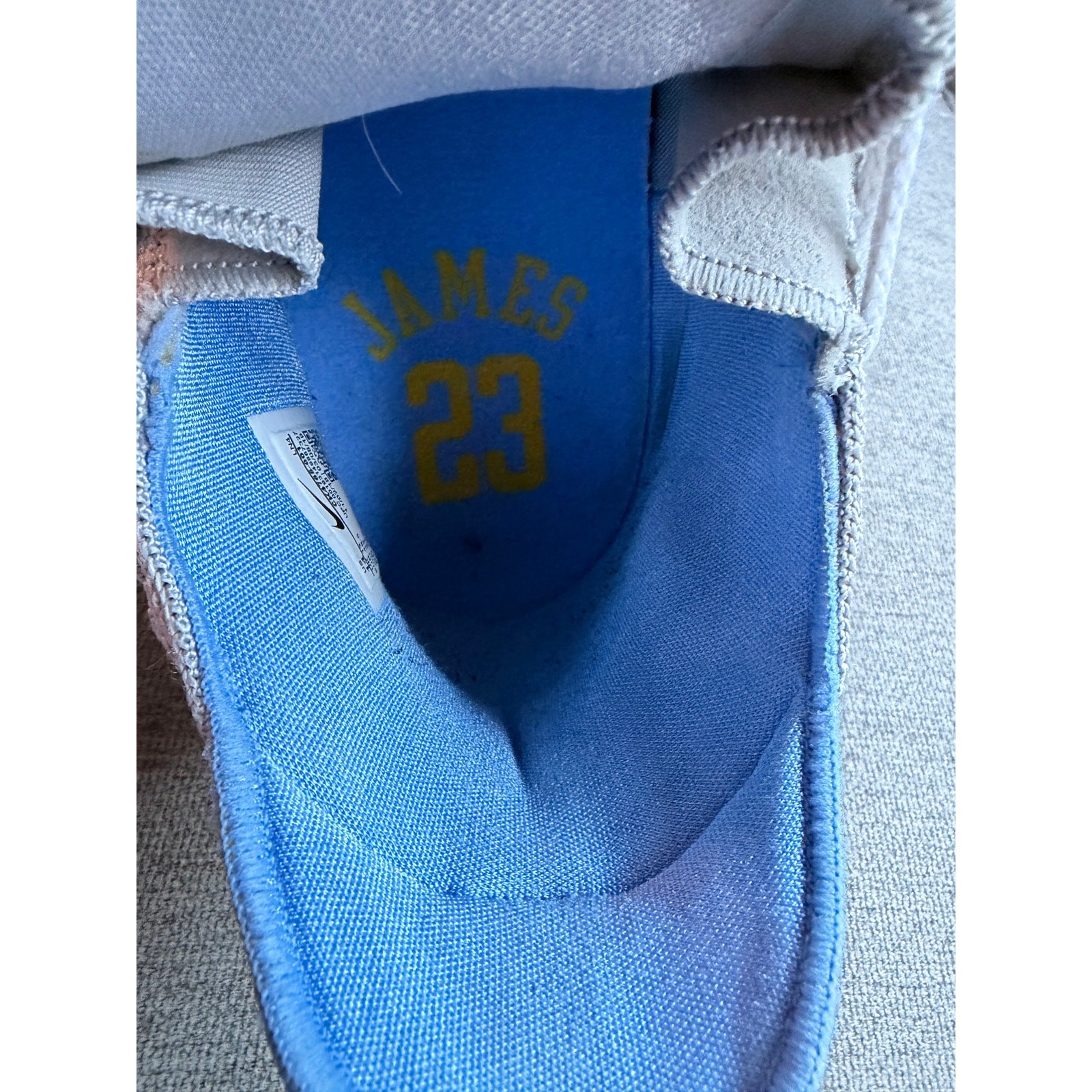 Nike LeBron XVI 16 “MLPS Minneapolis Lakers” Men’s 14 Grey Blue White CK4765-001
