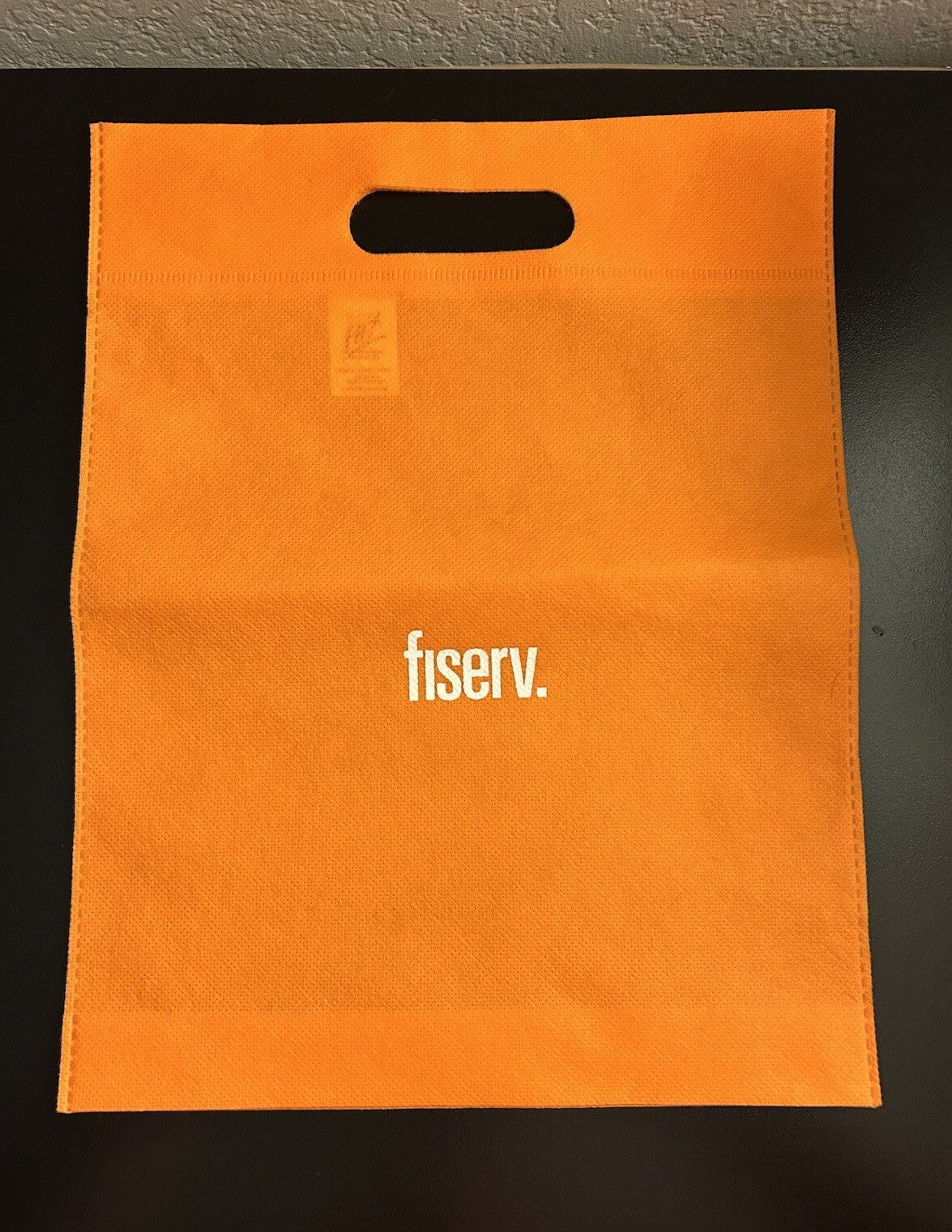 Orange Fiserv Cloth Bag – 14x11x2 Inches