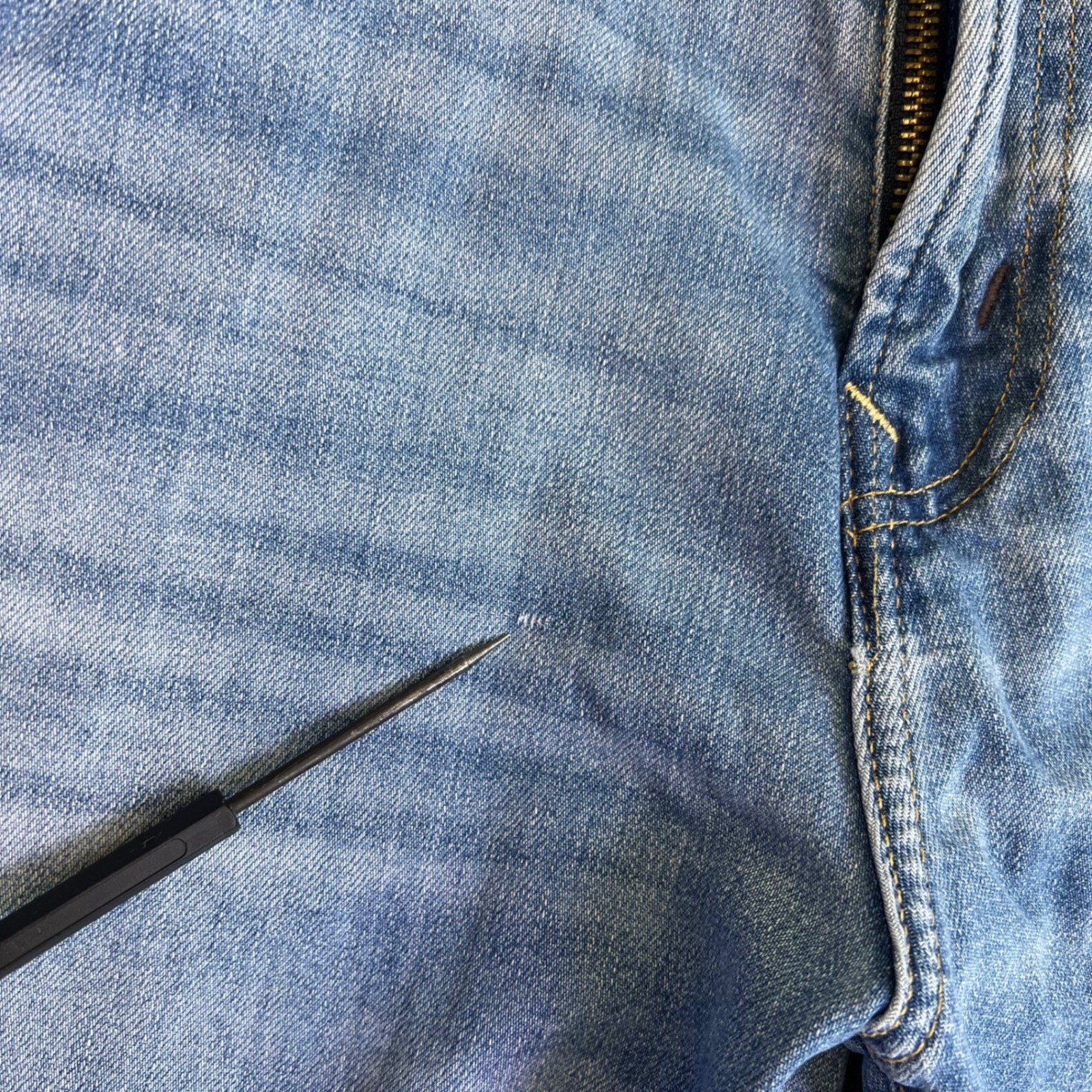American Eagle Jeans Mens 36×32 Light Blue Western Bootcut Airflex+ Denim Y2K