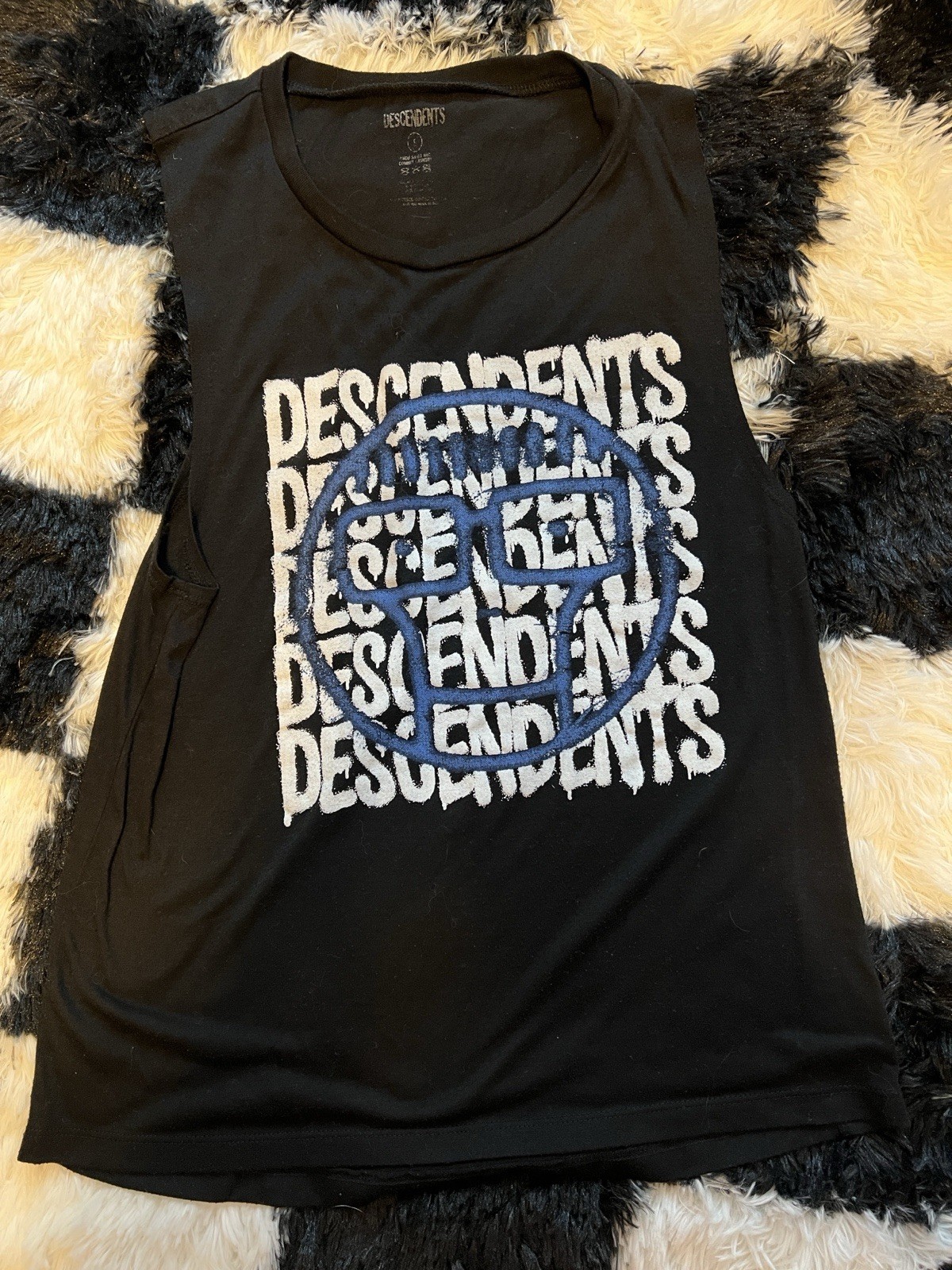 Descendents Milo Graphic Logo Black Sleeveless Tank T-Shirt Unisex S