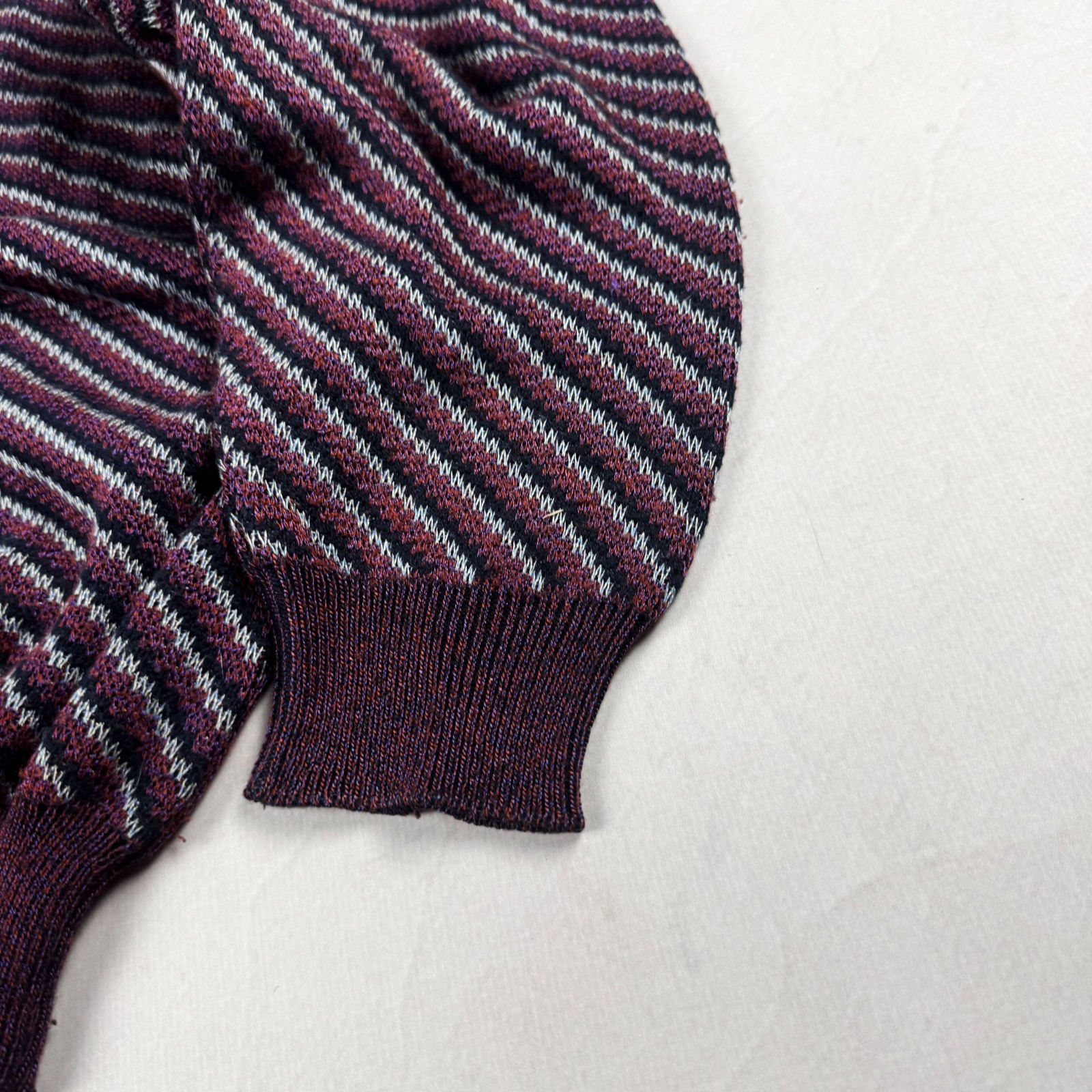 Mens Vintage Portobello’s Abstract Knit Sweater Coogi Style 90s Oversized Graphi