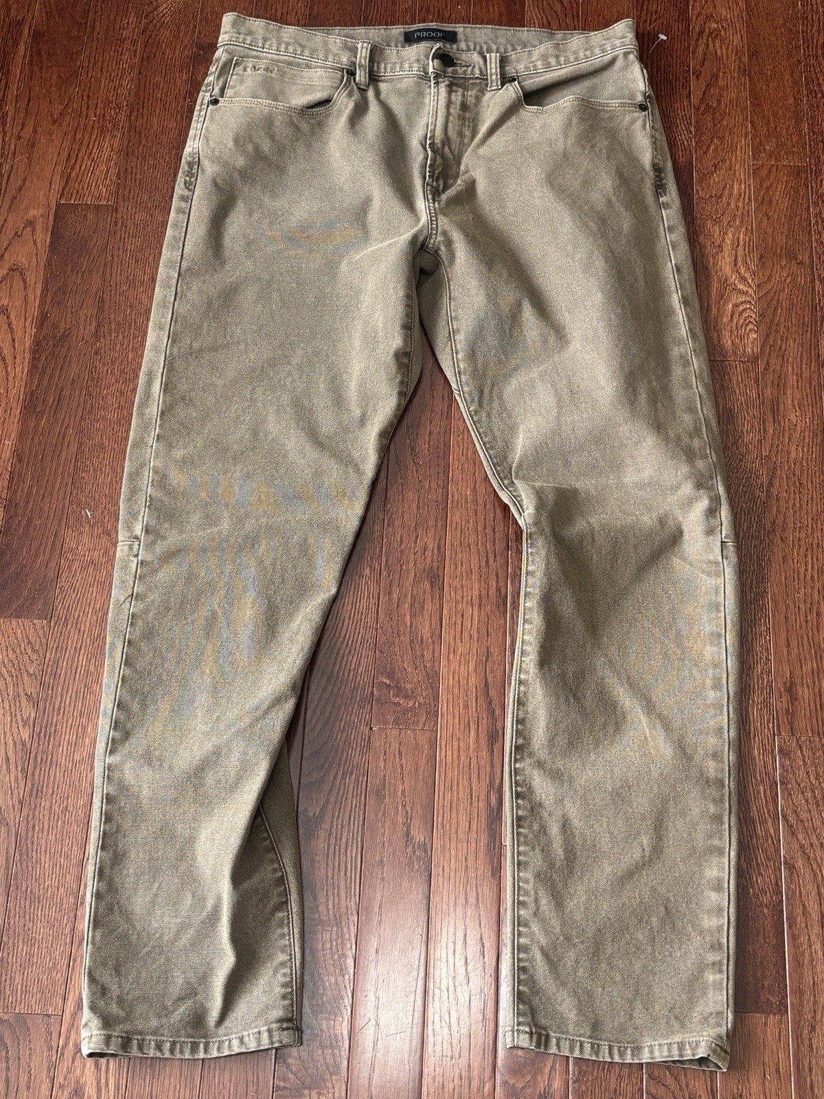 Proof Rover Pants Mens 33×30 Stretch Canvas Huckberry Sorbtek Brown