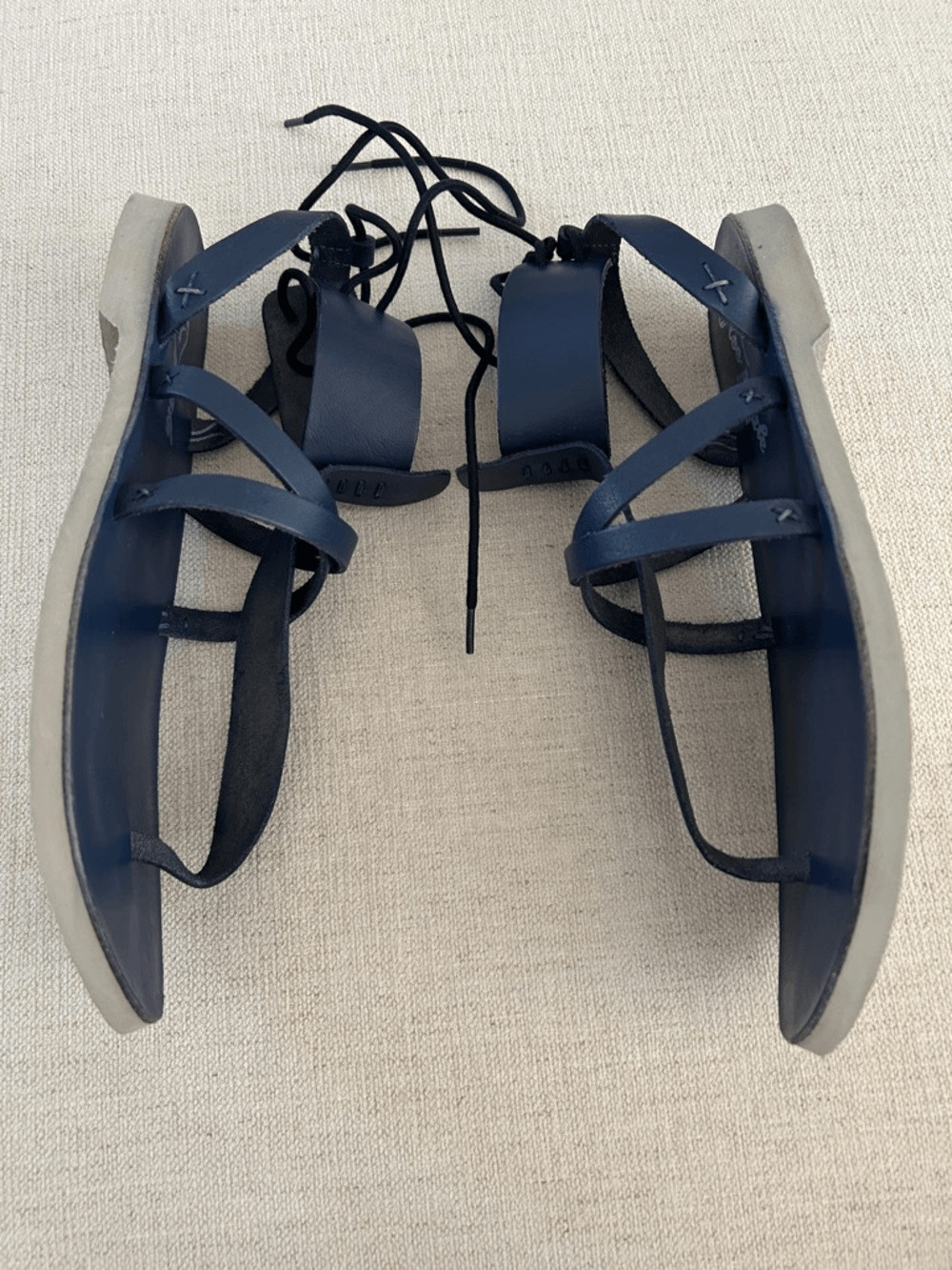 Free People Sandals Vacation Day Boho Gladiator Navy EU40/US9-9.5, NWOT