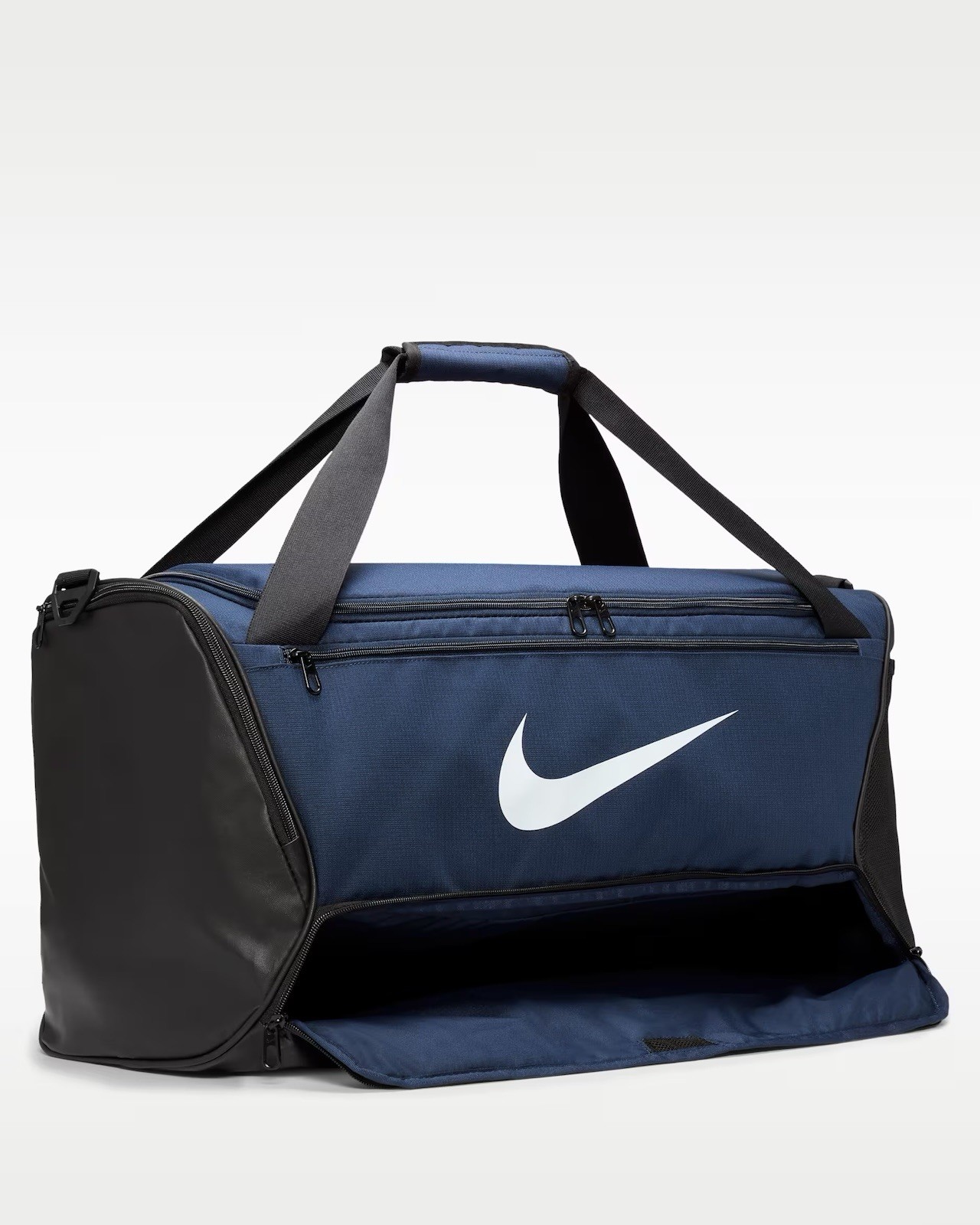 Nike BRASILIA 9.5 Gym Bag Training Duffle MEDIUM Blue/Black/White DH7710-481 60L