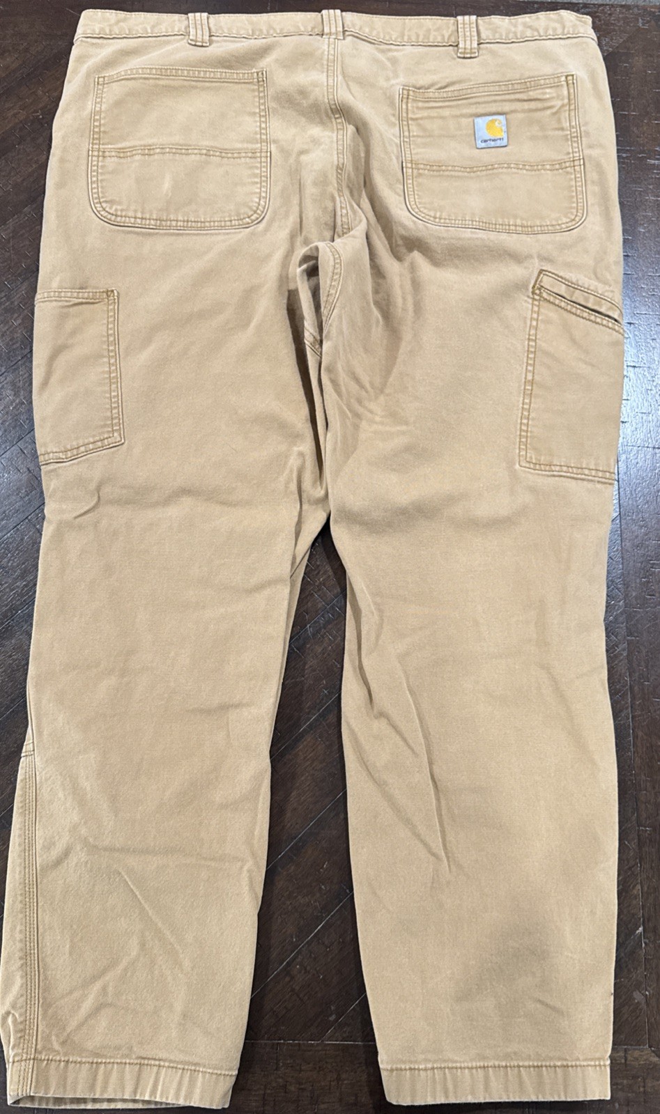Carhartt Pants Mens 42×30 Relaxed Fit Double Knee Utility 102802 Light Brown