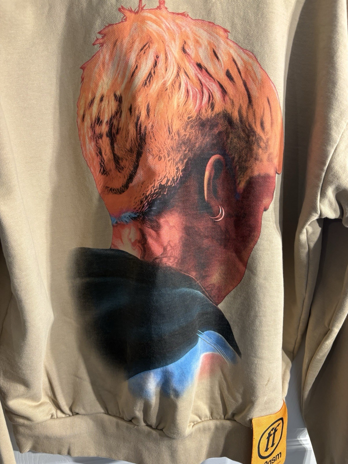 beige Forgotten Faces “Ultra Heavy” hoodie (B1)