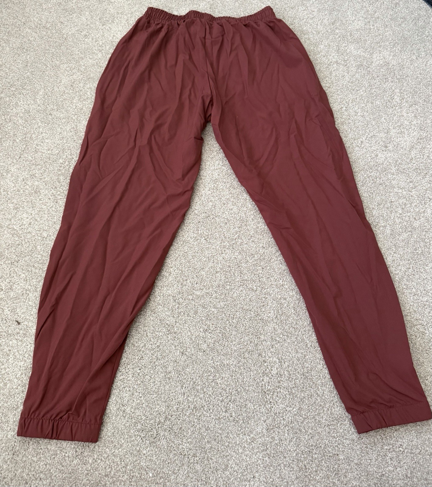 Old Navy Active StretchTech Women’s Burgundy Jogger Pants S Elastic Stretch