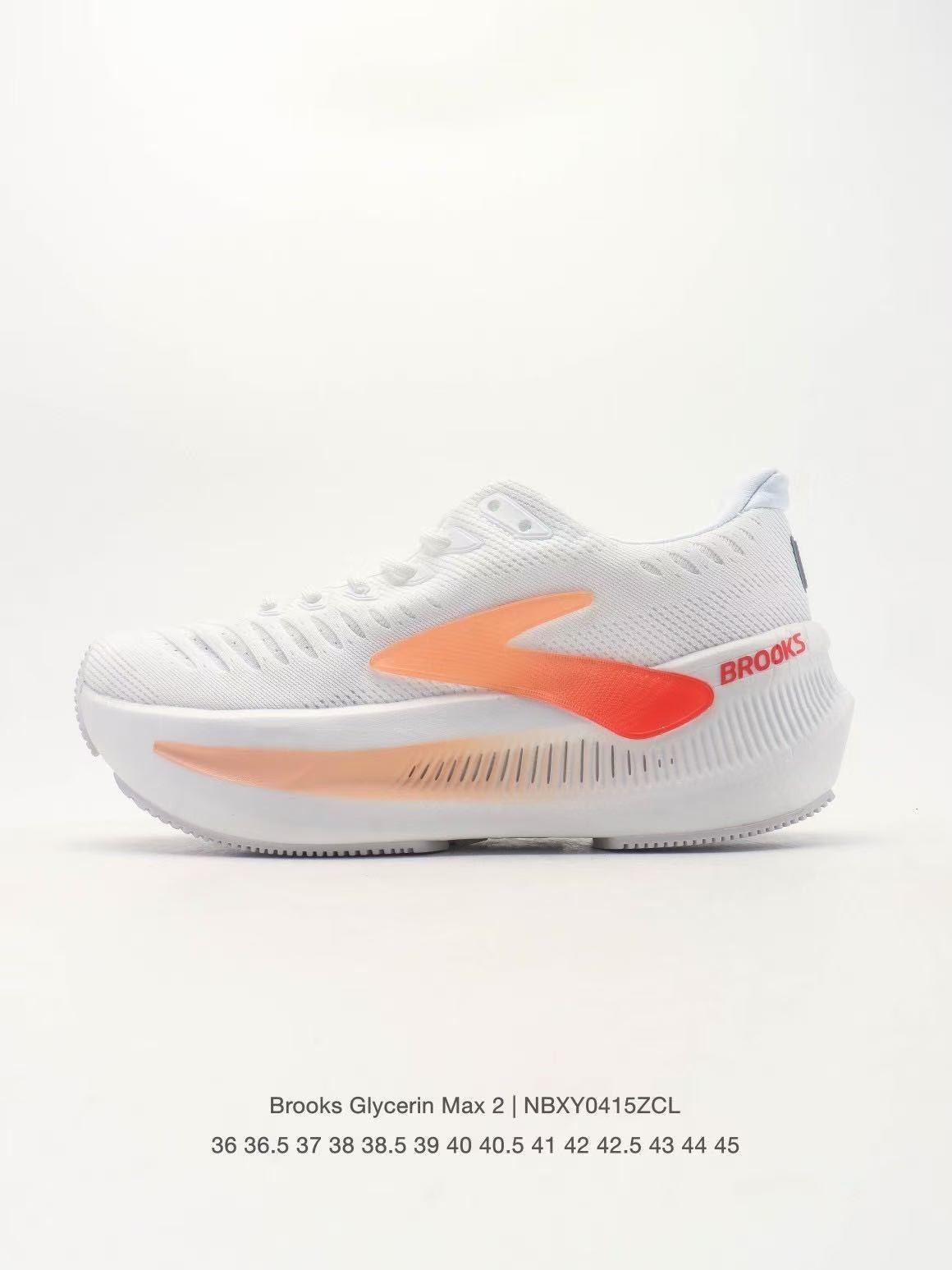 Brooks Glycerin Max 2 Men Running Shoes Breathable Cushioning Sneakers
