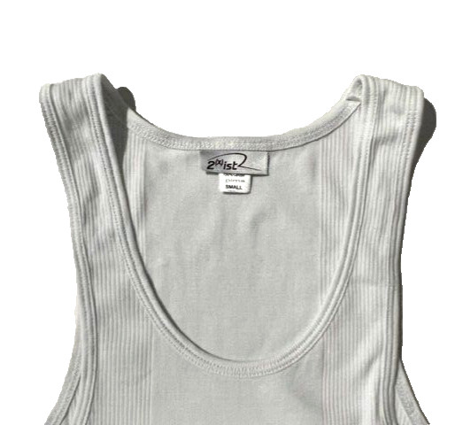 New 2(x)ist Super Soft Pima Cotton Ribbed Tank Top Underwear sz S #201