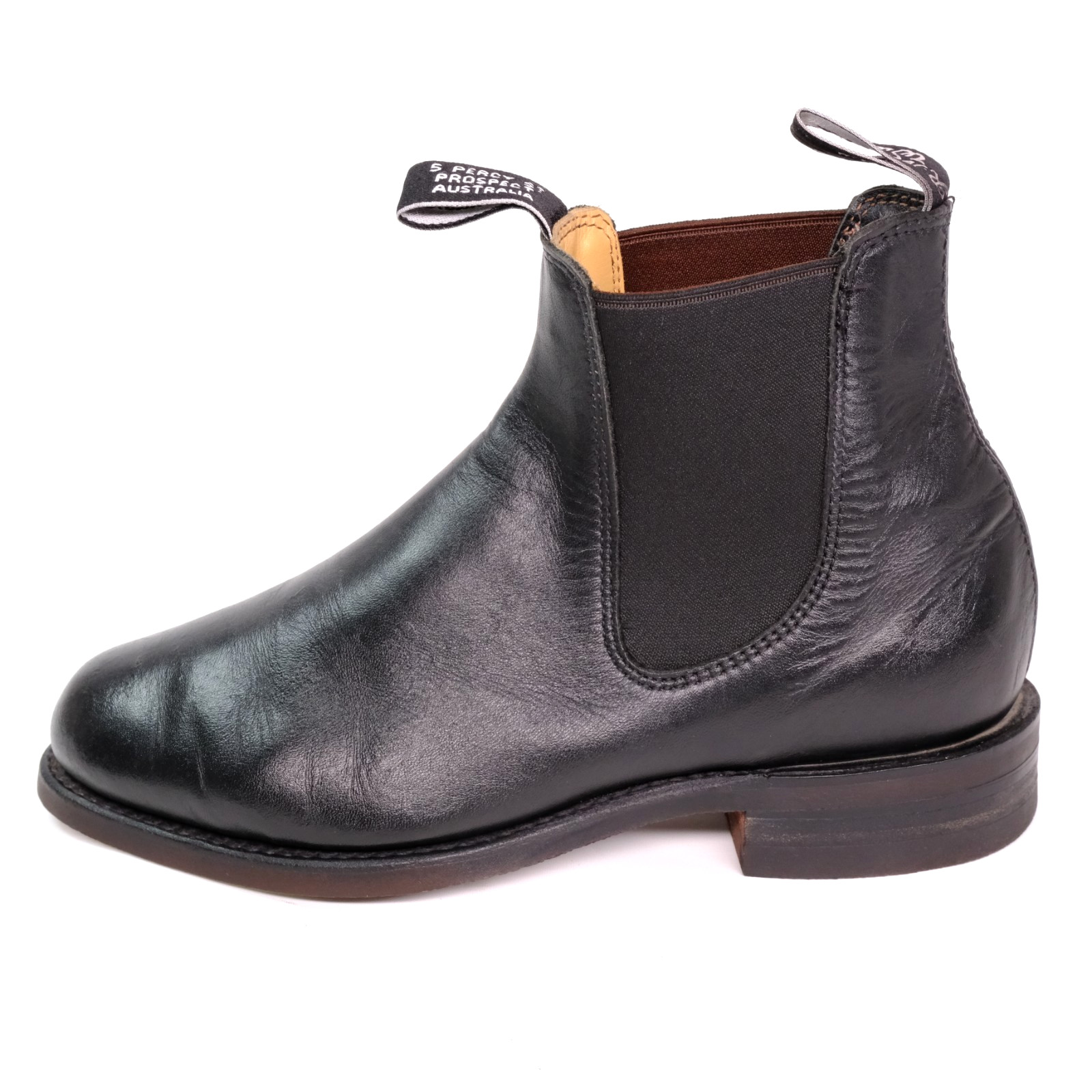 R.M. Williams Comfort Craftsman Black Leather Boots Women’s AU 5 G US 7.5 EU 38