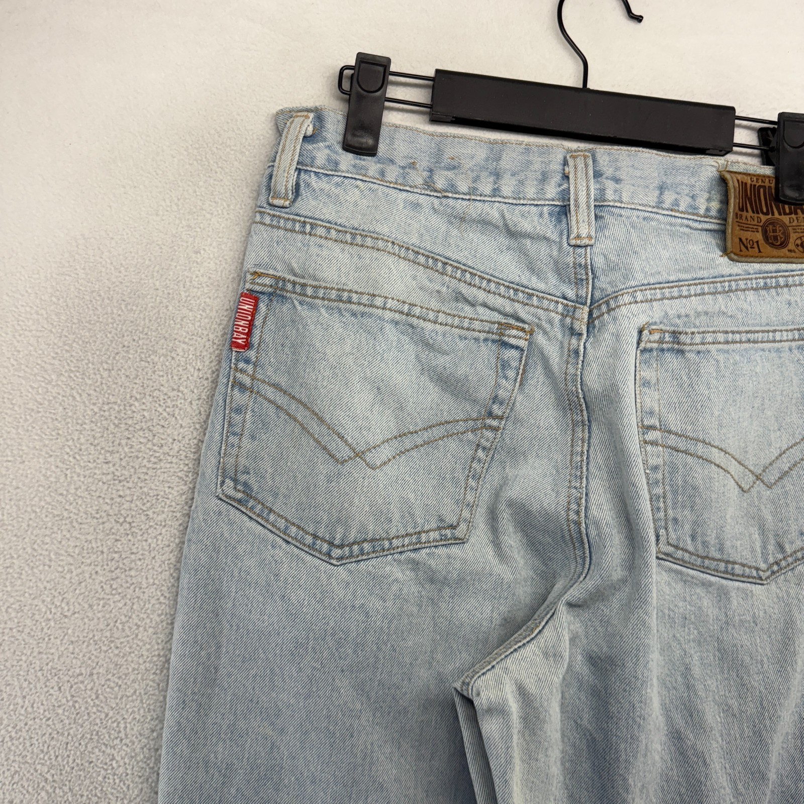 Vintage unionbay jeans men’s 31 FITS 29×31 Loose Baggy Tapered Light Faded 90s