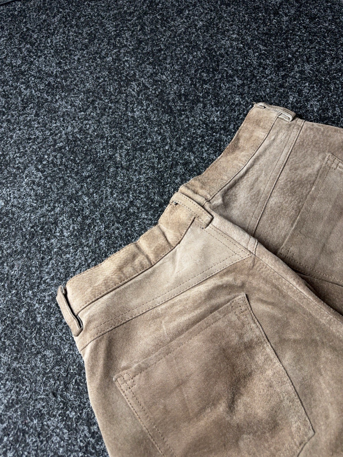 Vintage 00s Retro Western Cowboy Leather Chrome Style Pants Men’s W30 L32 Size