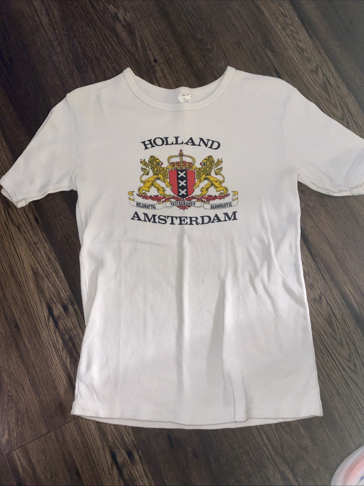 Vintage 80’s Holland Amsterdam, XL, Off White