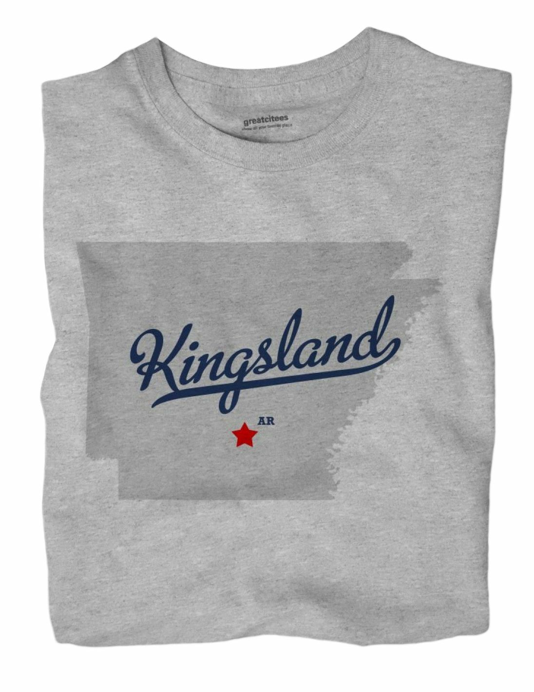 Kingsland Arkansas AR T-Shirt MAP