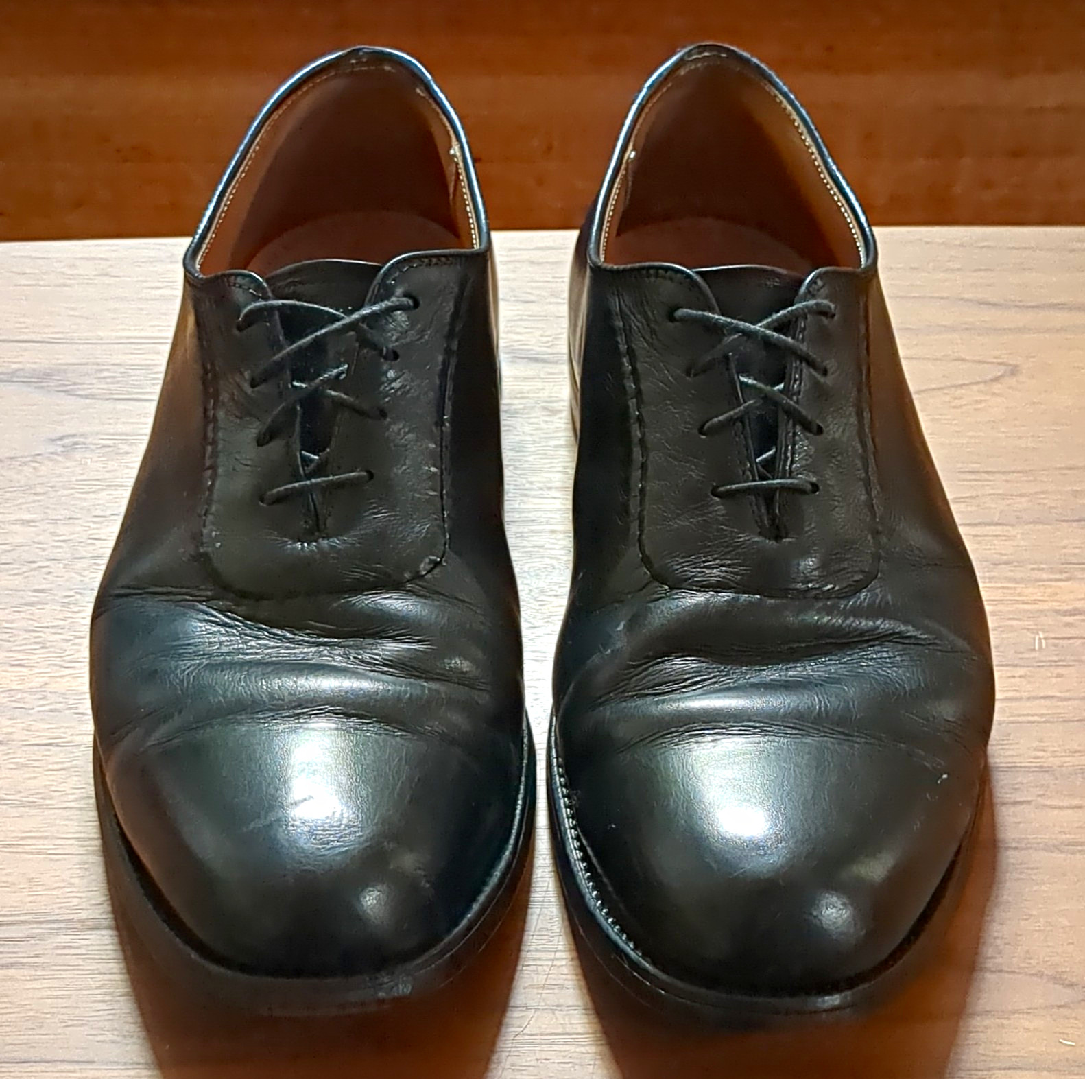 Alden Black Calf Leather Whole Cut Oxford Dress Shoes Model 912 Men’s 11 D