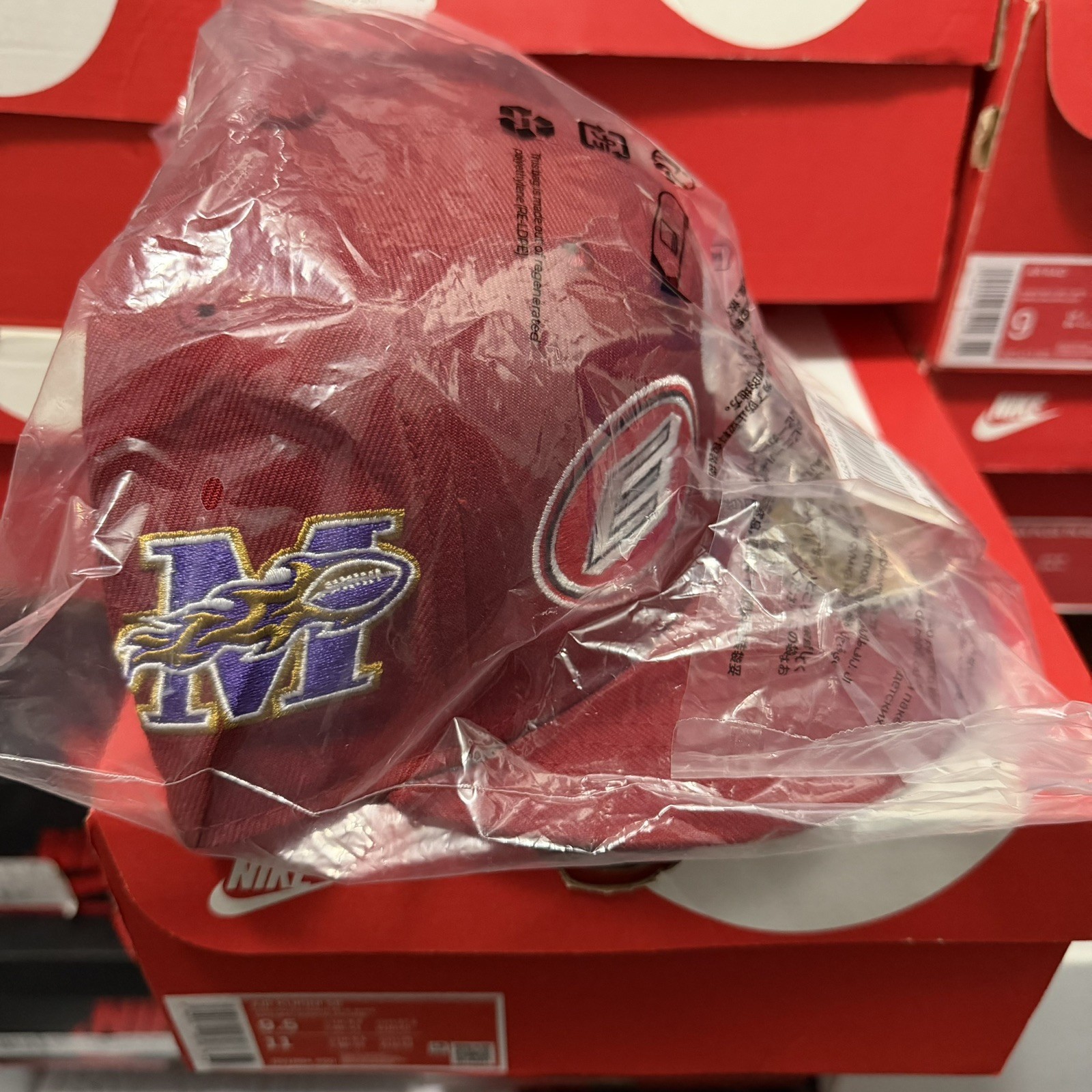 Supreme Mascot S Logo New Era 59Fifty Fitted Cap Red (SS26) Size 7 5/8