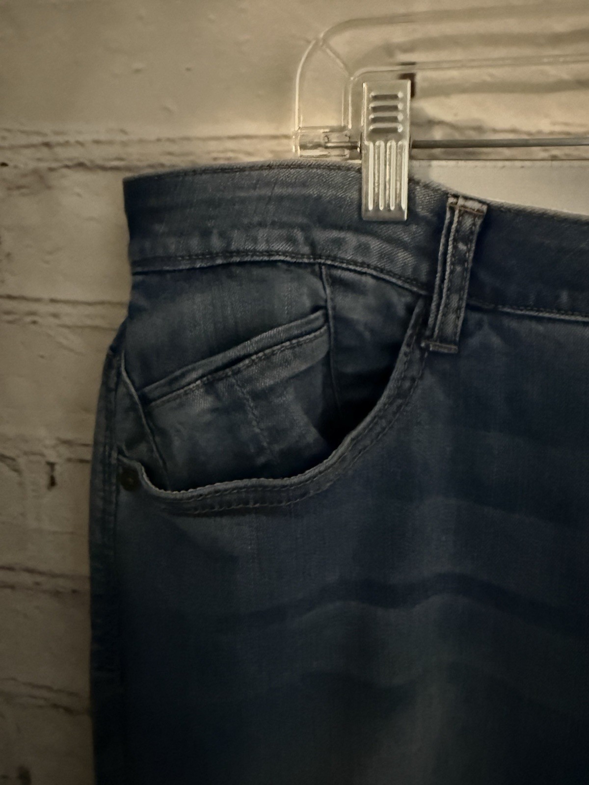 Wit & Wisdom Blue Straight Leg Blue Jeans Comfort Waistband EUC Women’s 16 x 30