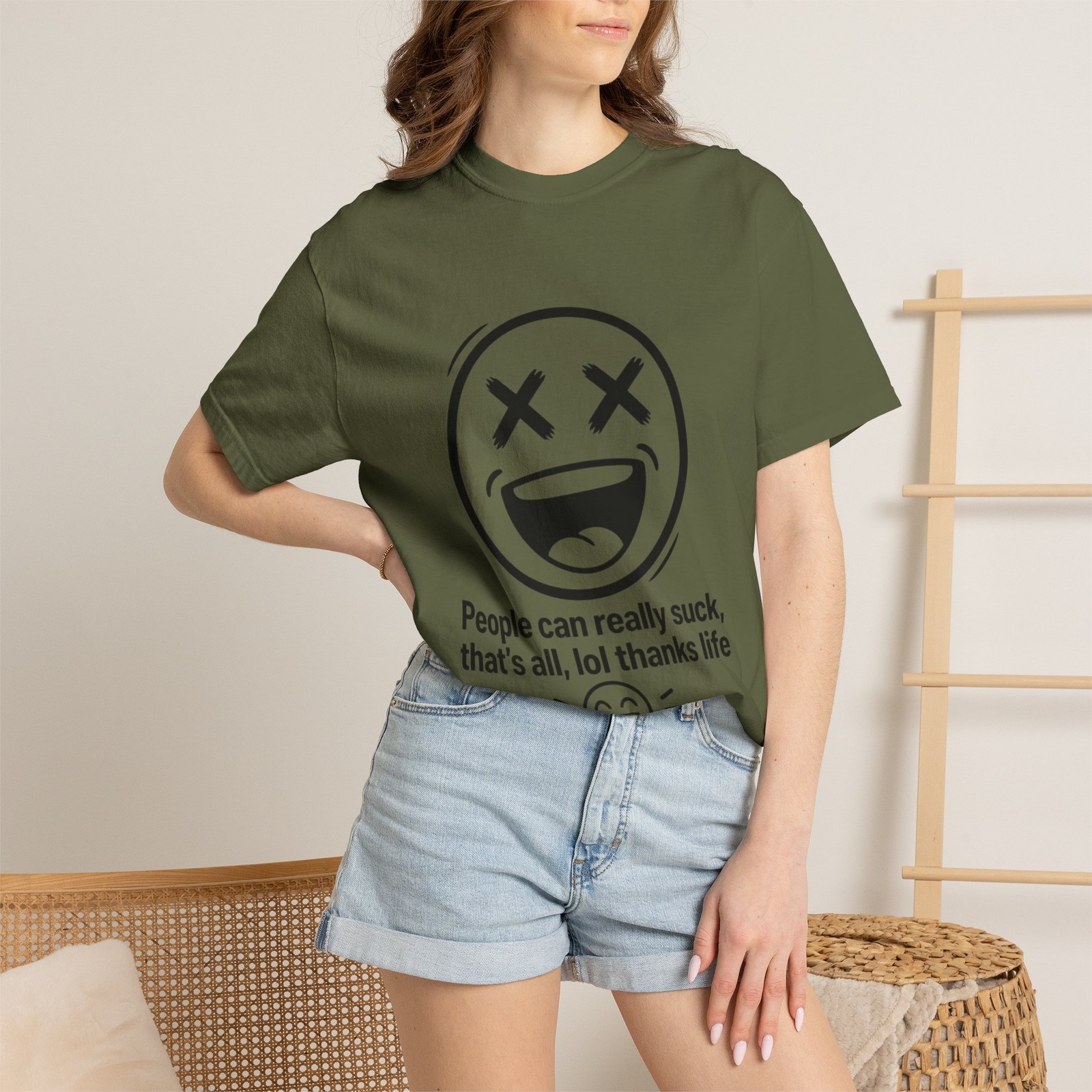 People Can Really Suck Smiley Face T-Shirt | Funny Sarcastic Tee