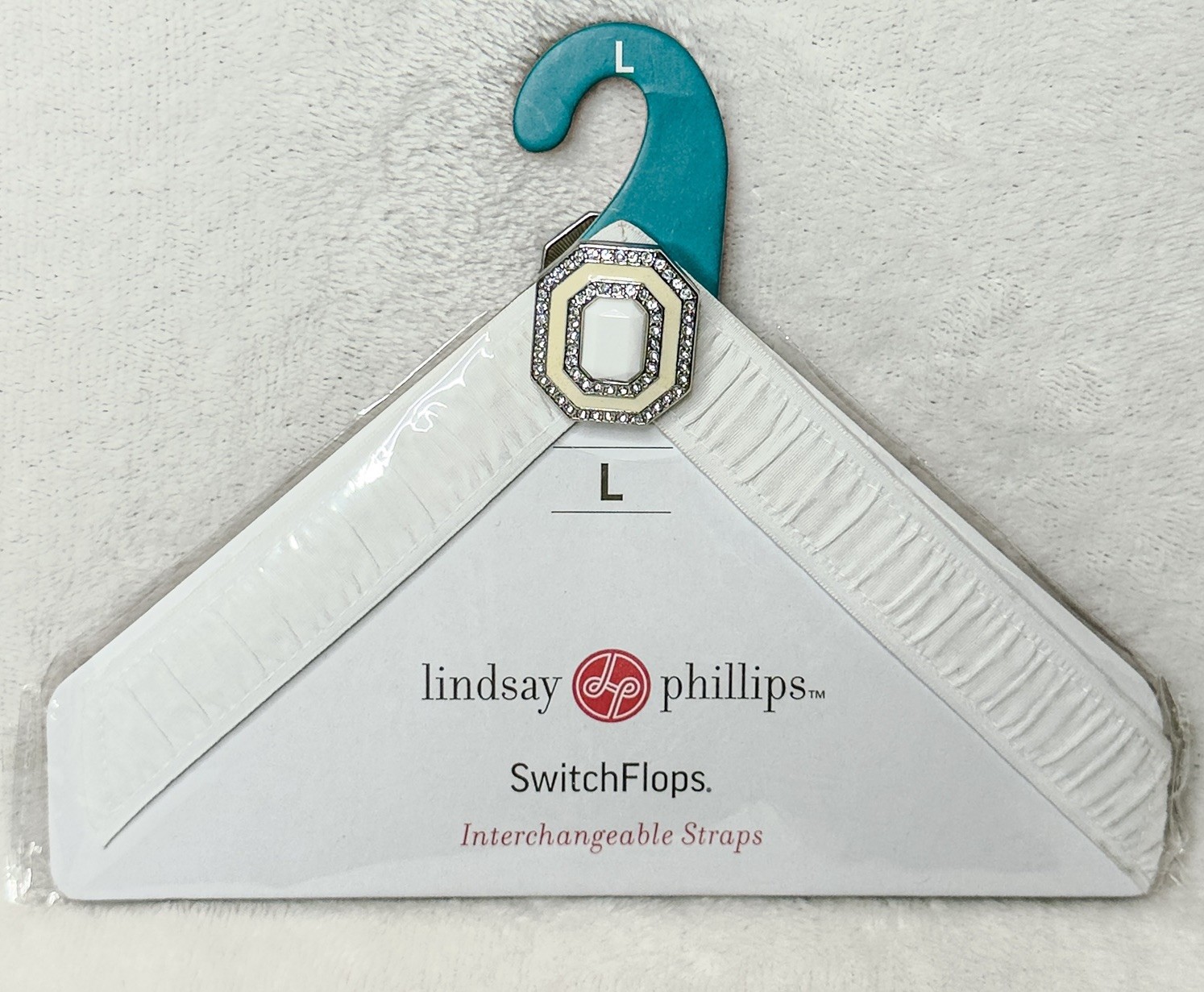 Lindsay Phillips SwitchFlops Daniela Interchangeable Straps – Tan Floral – Large