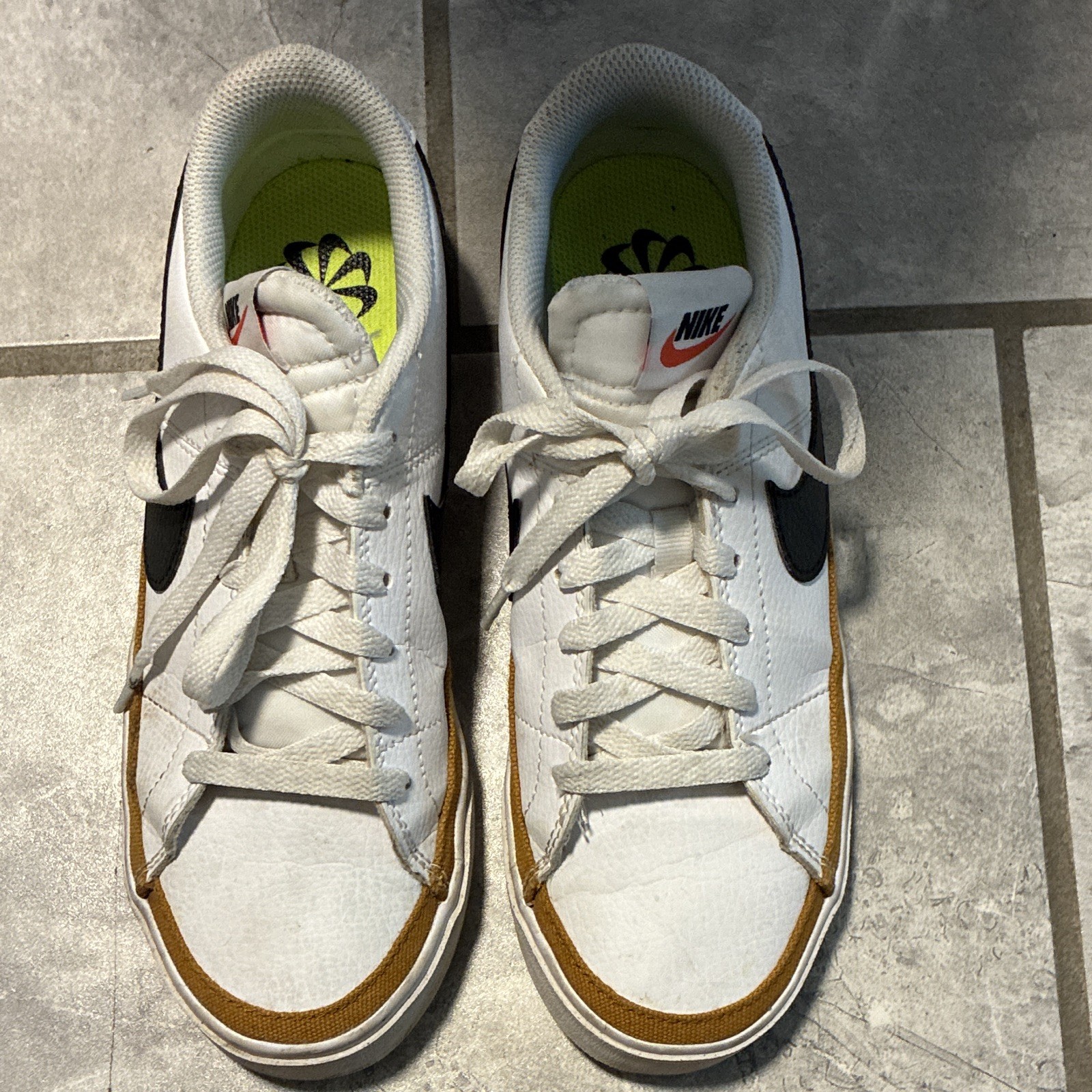 Nike Court Legacy Next Nature Sneakers White/Black/Orange DH3161-100