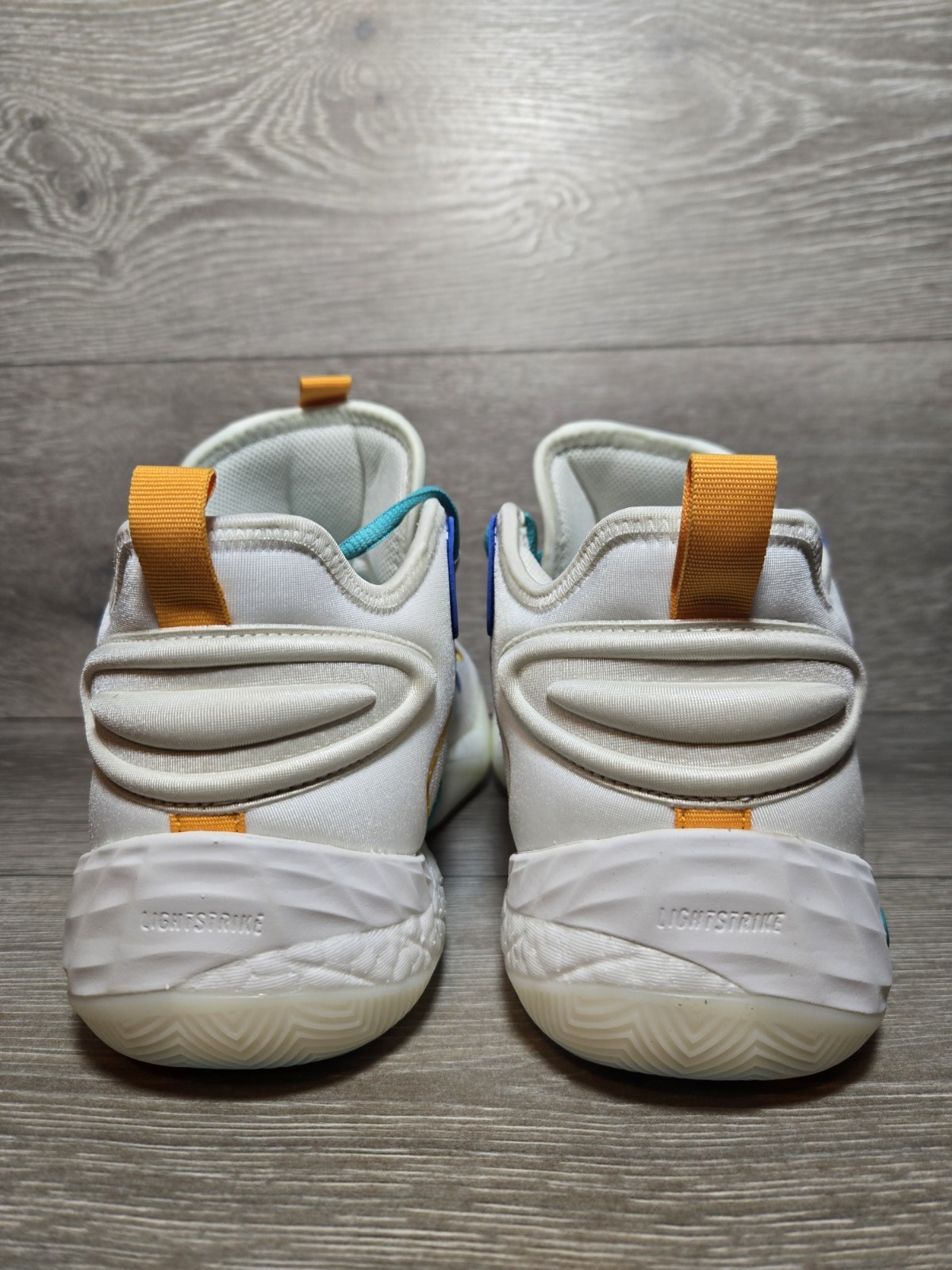 Adidas Basketball BYW Select SMU IF4285 Cream White Blue Hoop York City Mens 9.5
