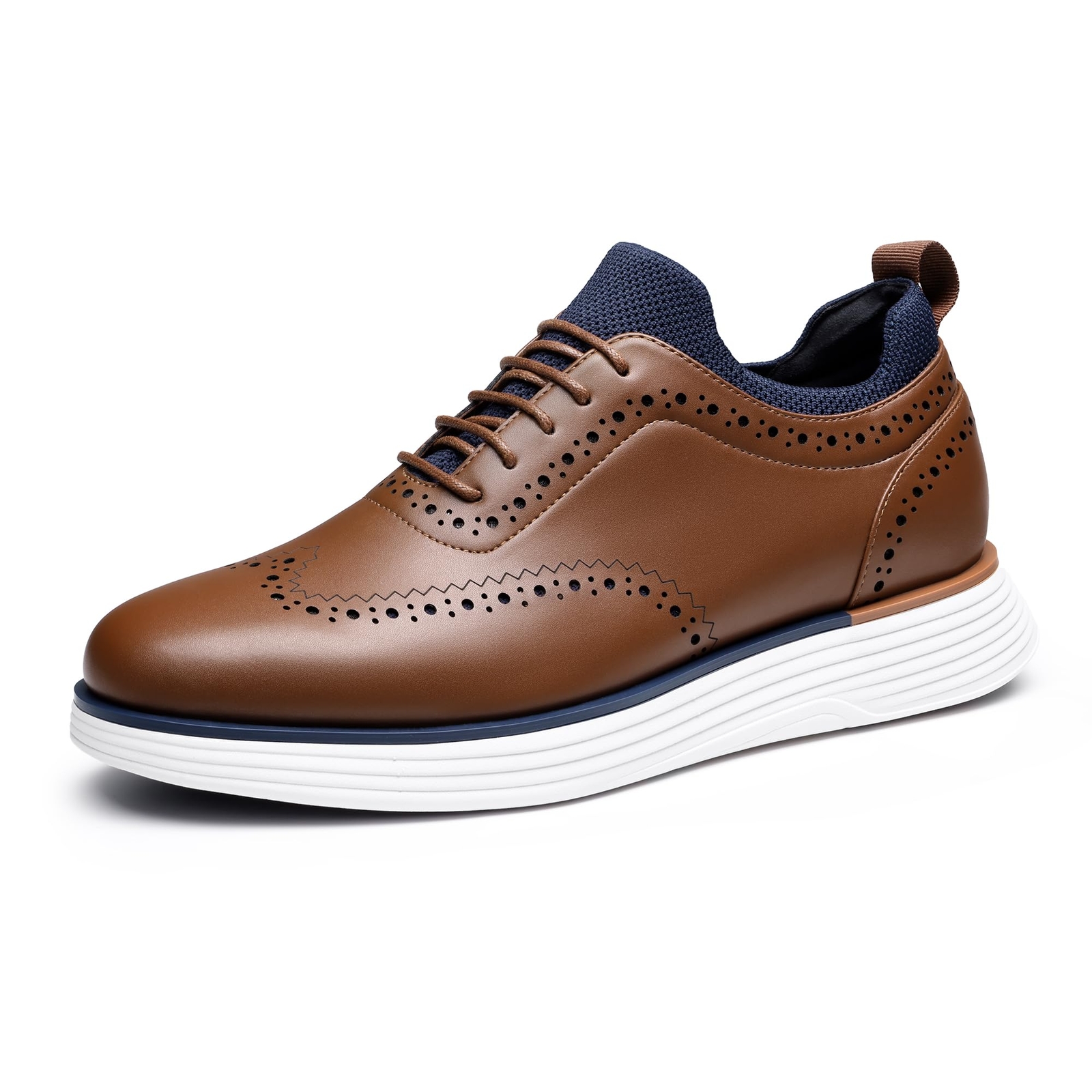 Men’s Dress Sneakers Oxfords Casual Wingtip Brogue Non-slip Shoes Size 8-13