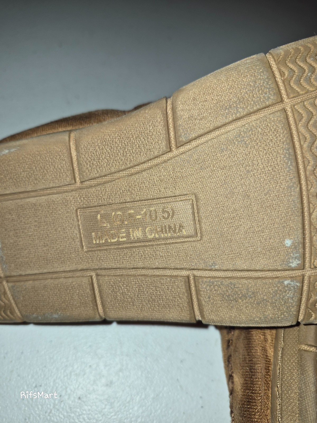 Mens – Unbranded Moccasin Padded Slip On House Shoes – Brown – L