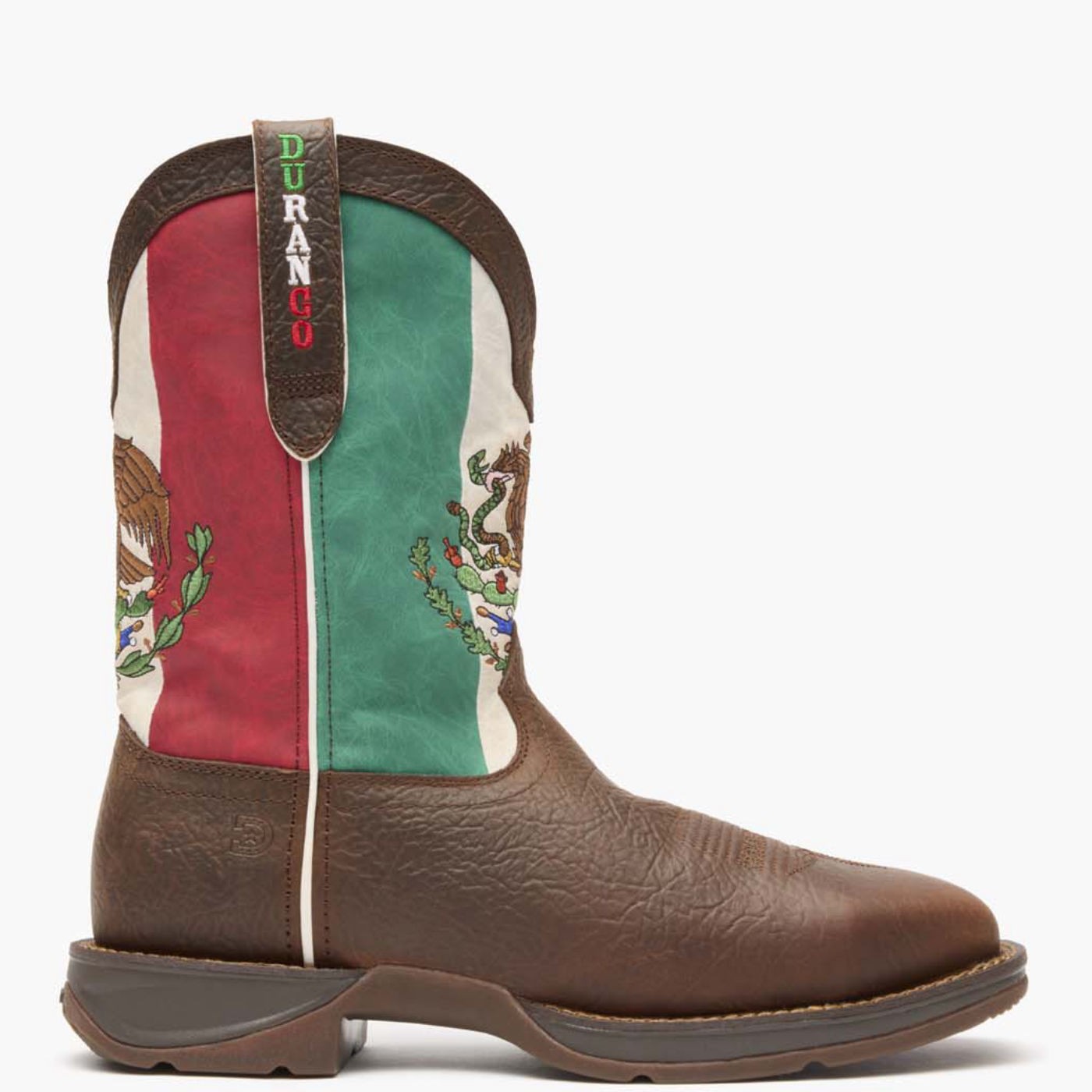 Rebel by Durango® Steel Toe Mexico Flag Western Boot