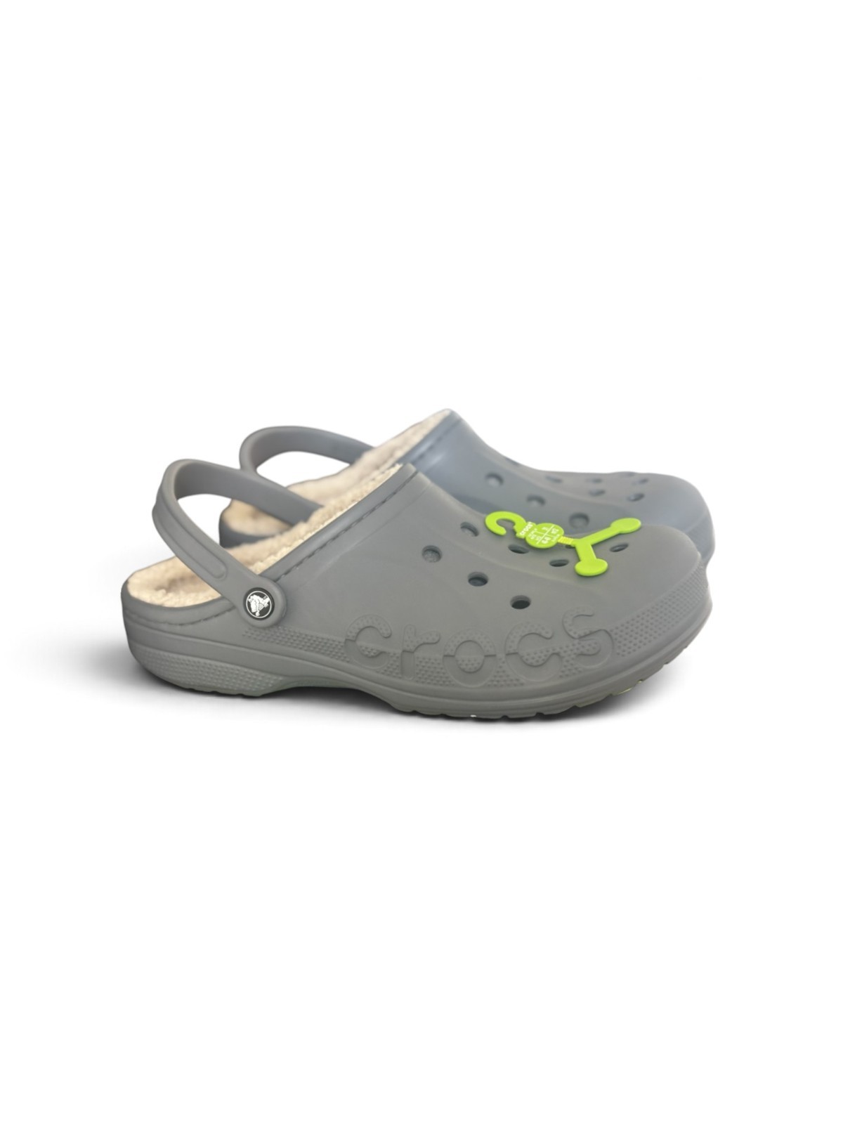 Crocs Adult Baya Lined Grey Clog Men’s Size 13 NWT Q.A.P
