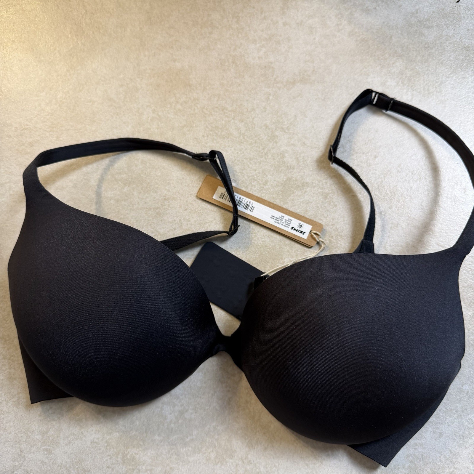 Skims NWT Ultimate Push-Up Bra Black Onyx Size 32D