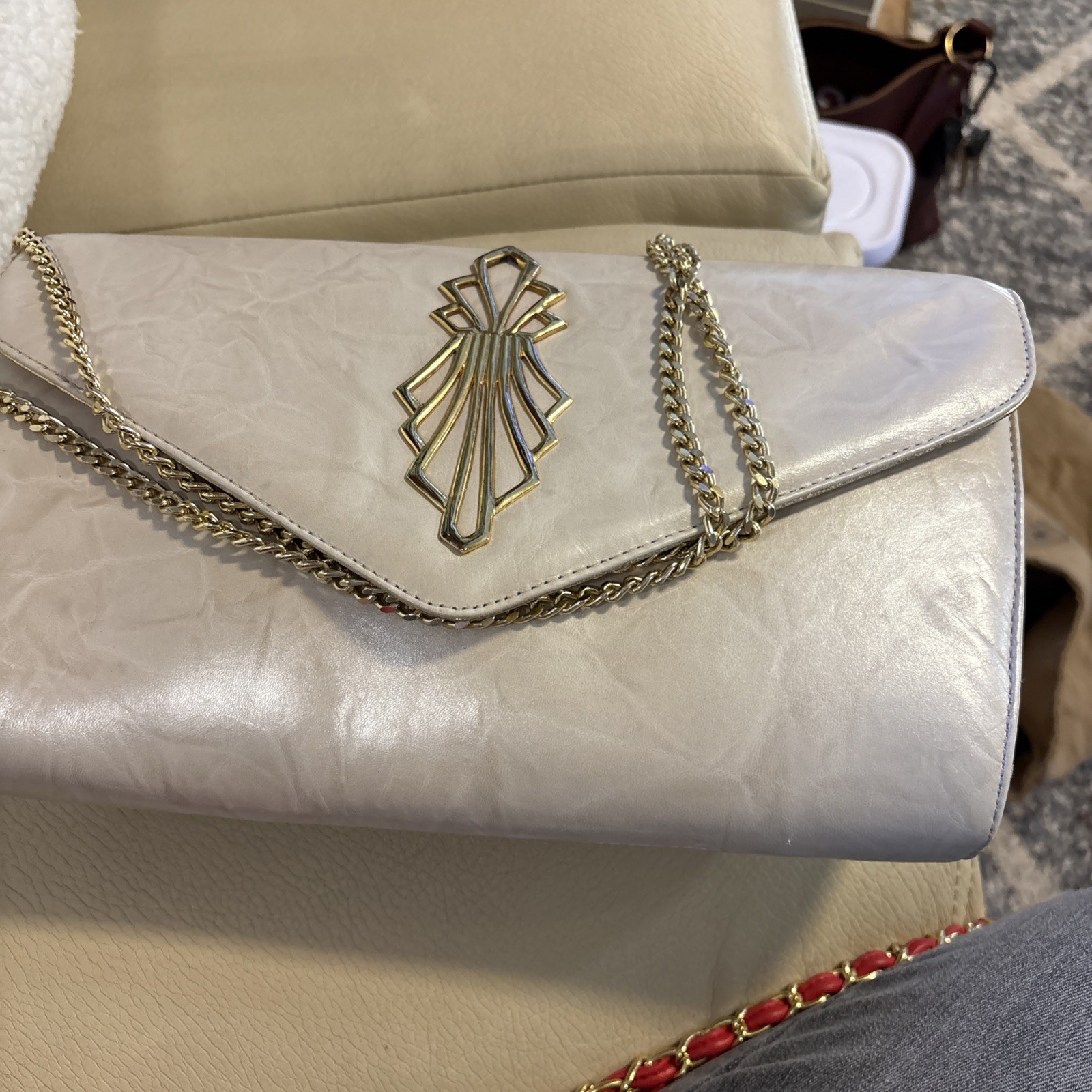 Vintage Timothy Hitsman Women Clutch Bag 12” x 7- 1/2 In.