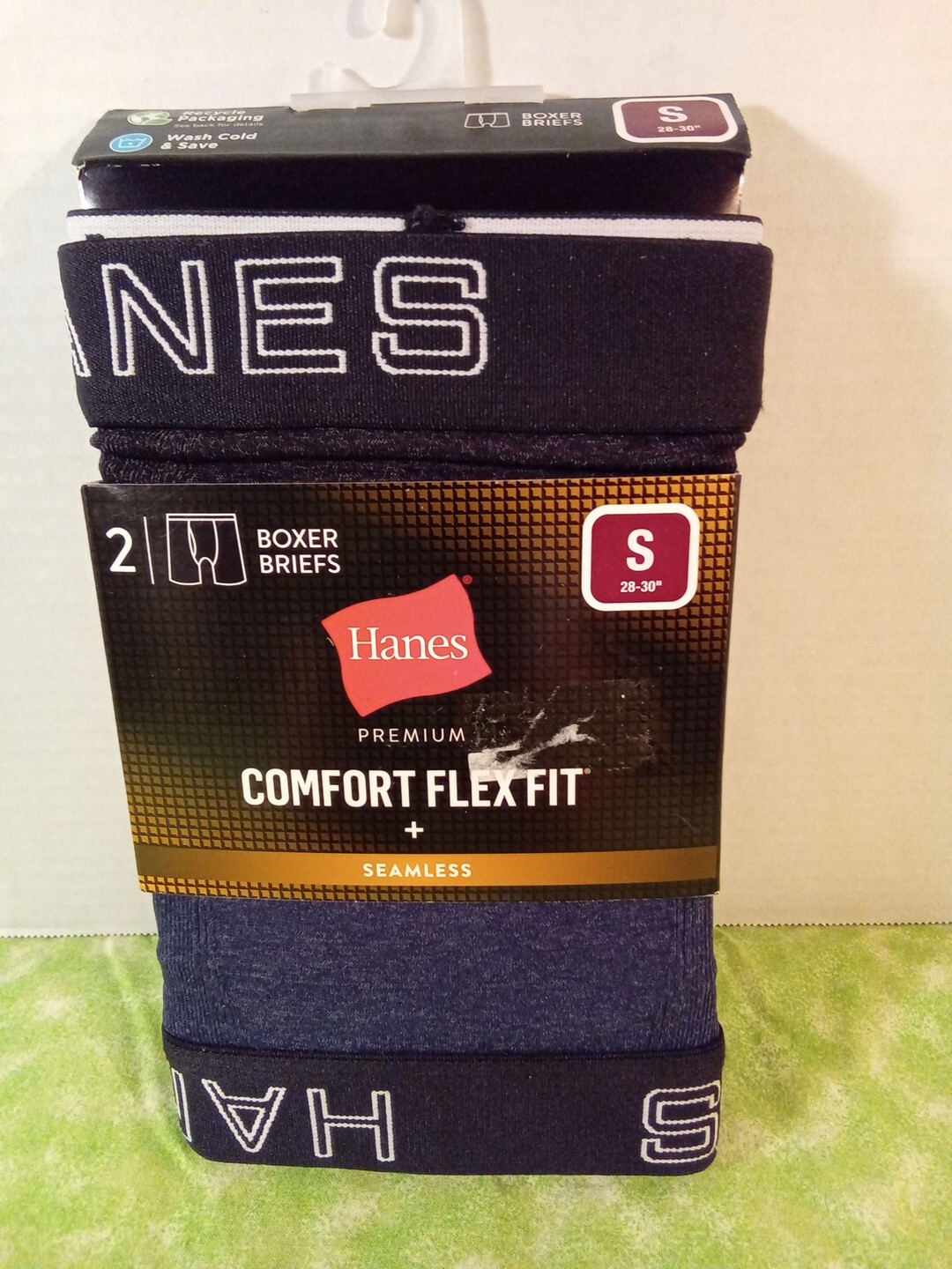 Hanes Boxer Briefs Size Small Mens Polyester Comfort Flex Fit Seamless