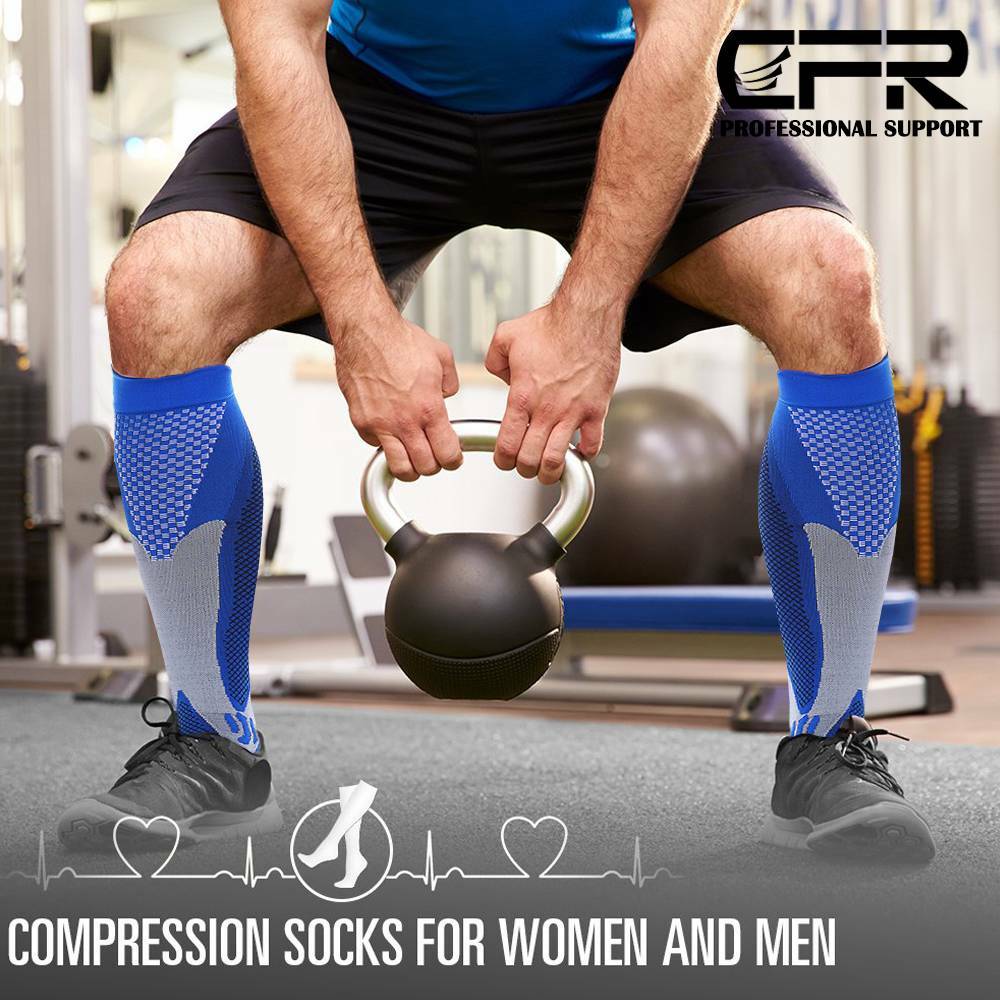 Compression Socks for Women Men Medical Running Athletic Circulation Recovery