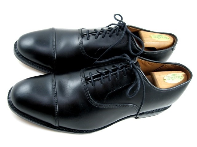 Allen Edmonds “PARK AVENUE” Leather Cap-Toe Oxfords 9 D Black WORN ONCE (791N)