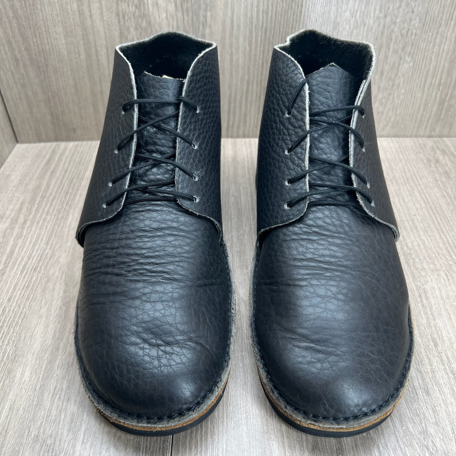 Irish Setter Men’s Leather Lace Up Chukka Boots Size 9.5 Removable Insole Black