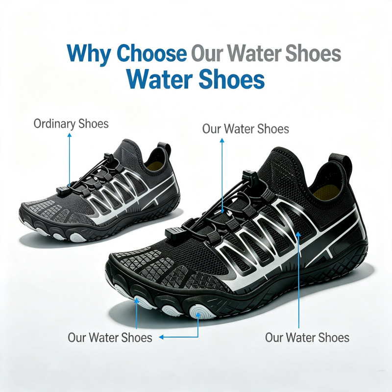 Quick Dry Barefoot Water Shoe Non-Slip Aqua Socks Swimming Surfing Pool Footwear