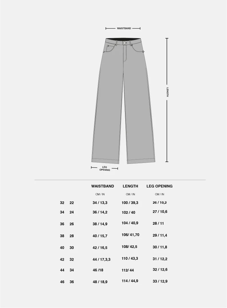 Scuffers MOWA GREY PANTS Size 38. Wide-Leg Jeans In Grey Denim New with Tags