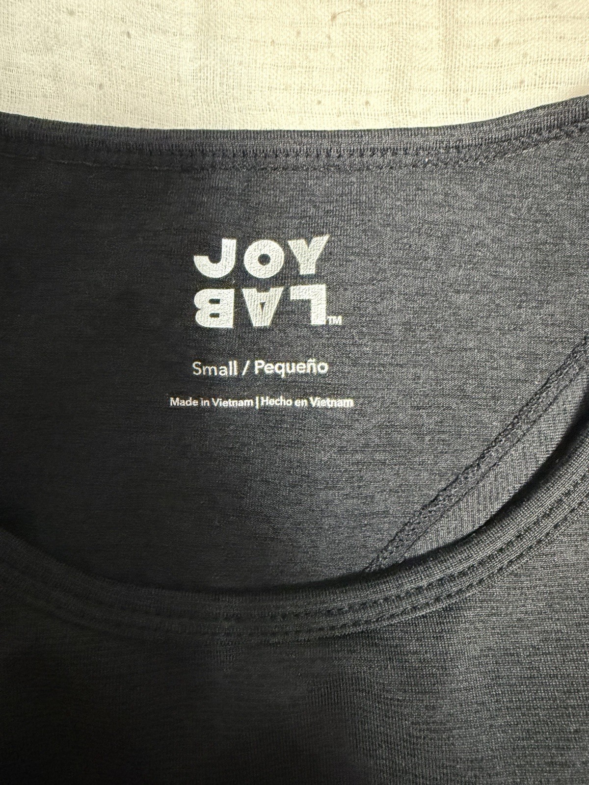 Joy Lab Crop Tank Dark Grey Women’s Size Small