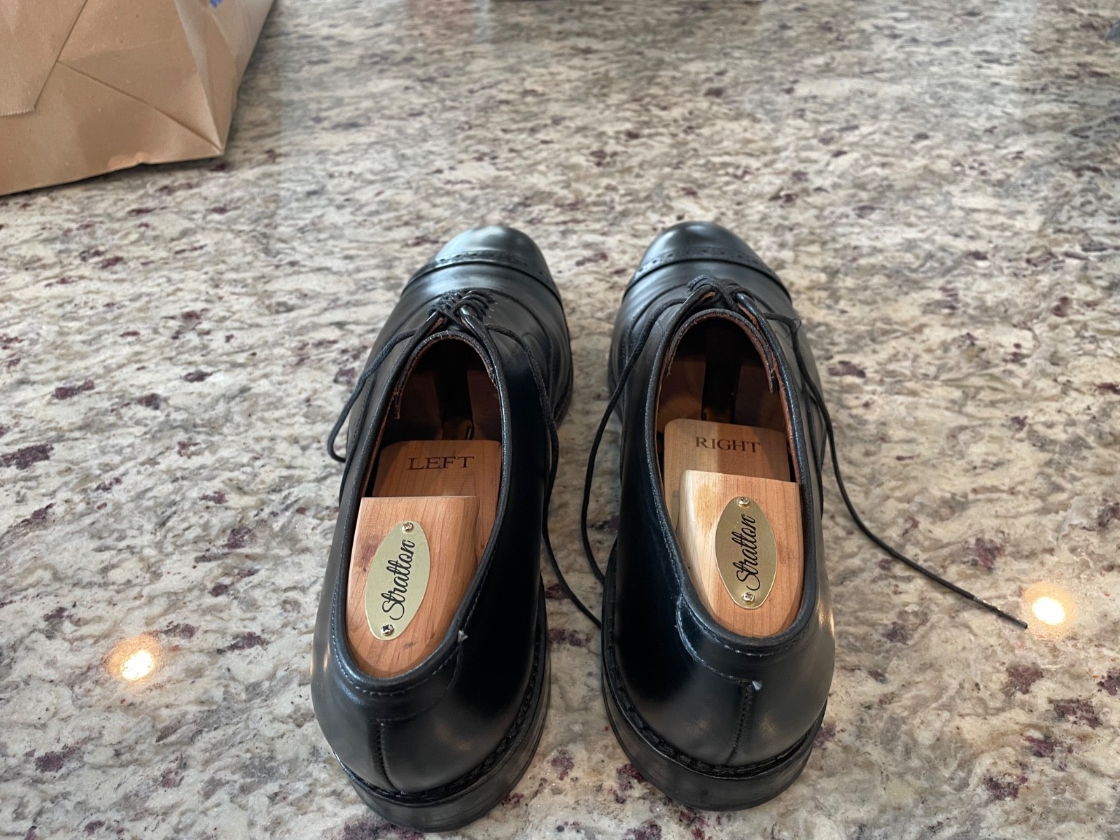 Allen Edmonds Fifth Avenue Black Cap-Toe Oxford Leather Dress Shoe Men’s 10 D