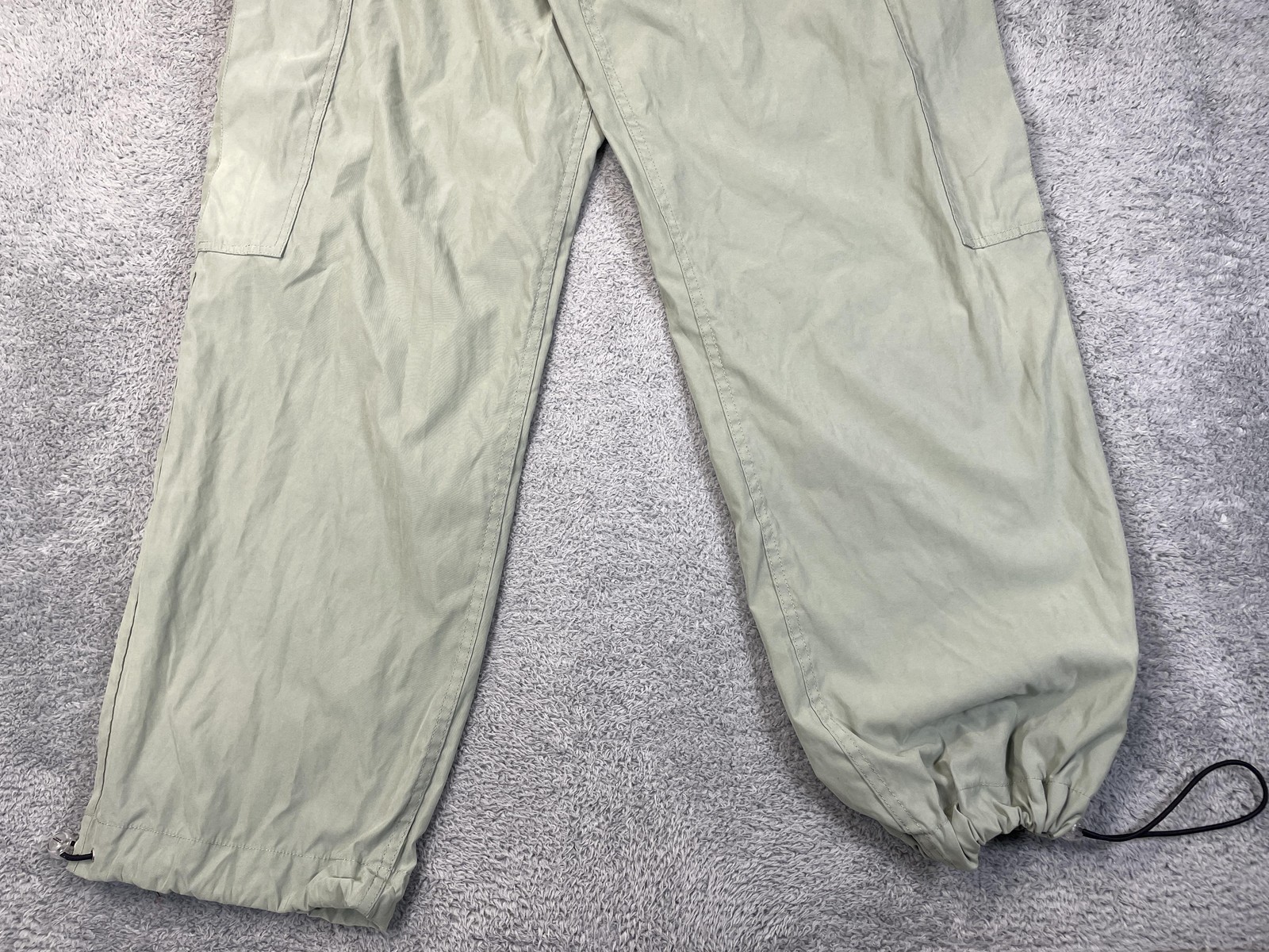 Levis Silvertab Pants Men Large 34 Baggy Tech Cargo Cinch Hem Parachute Military