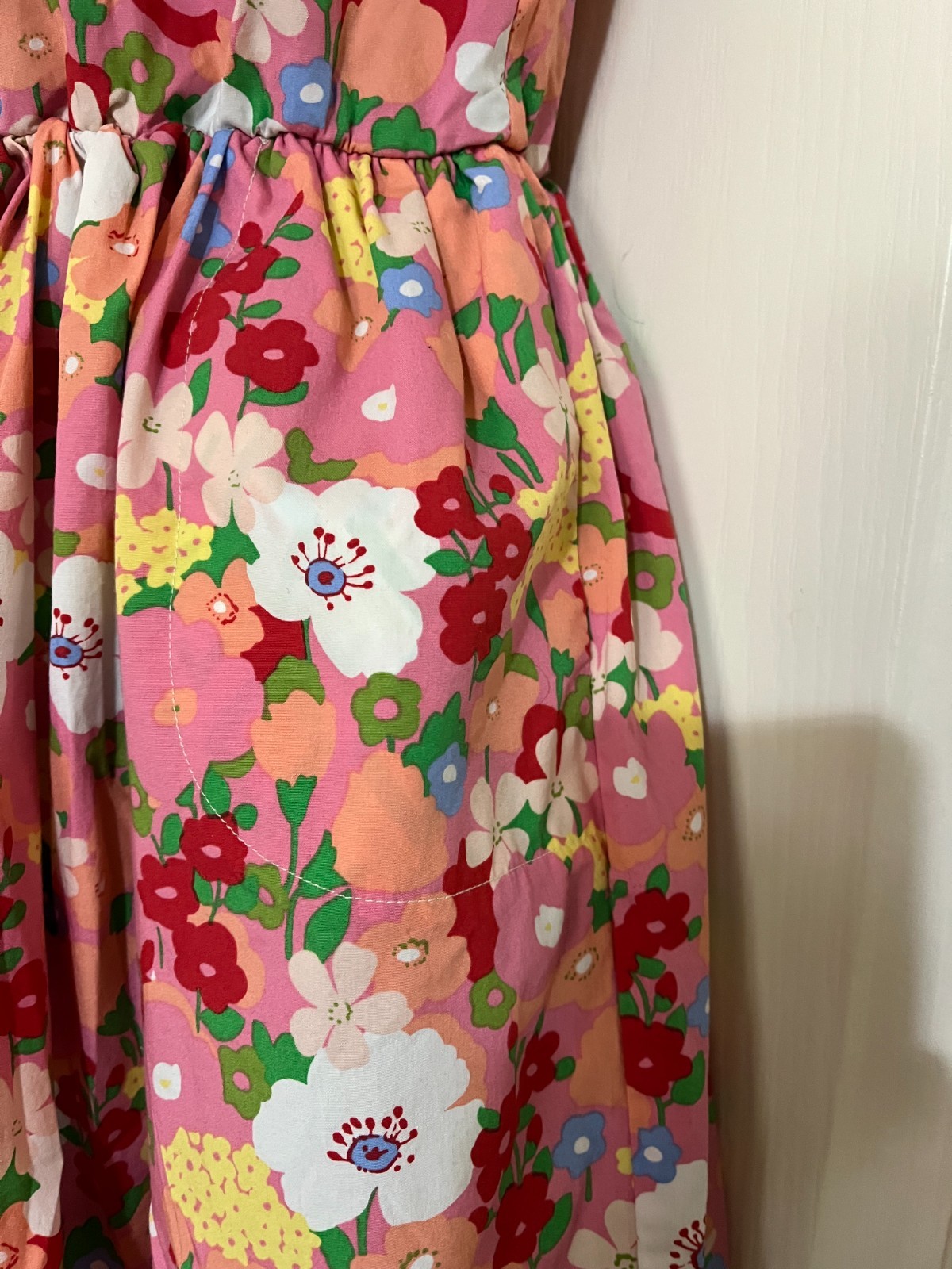MATILDA JANE Sleeveless Leah Fit & Flare Dress Wonderful Parade Floral Pockets S